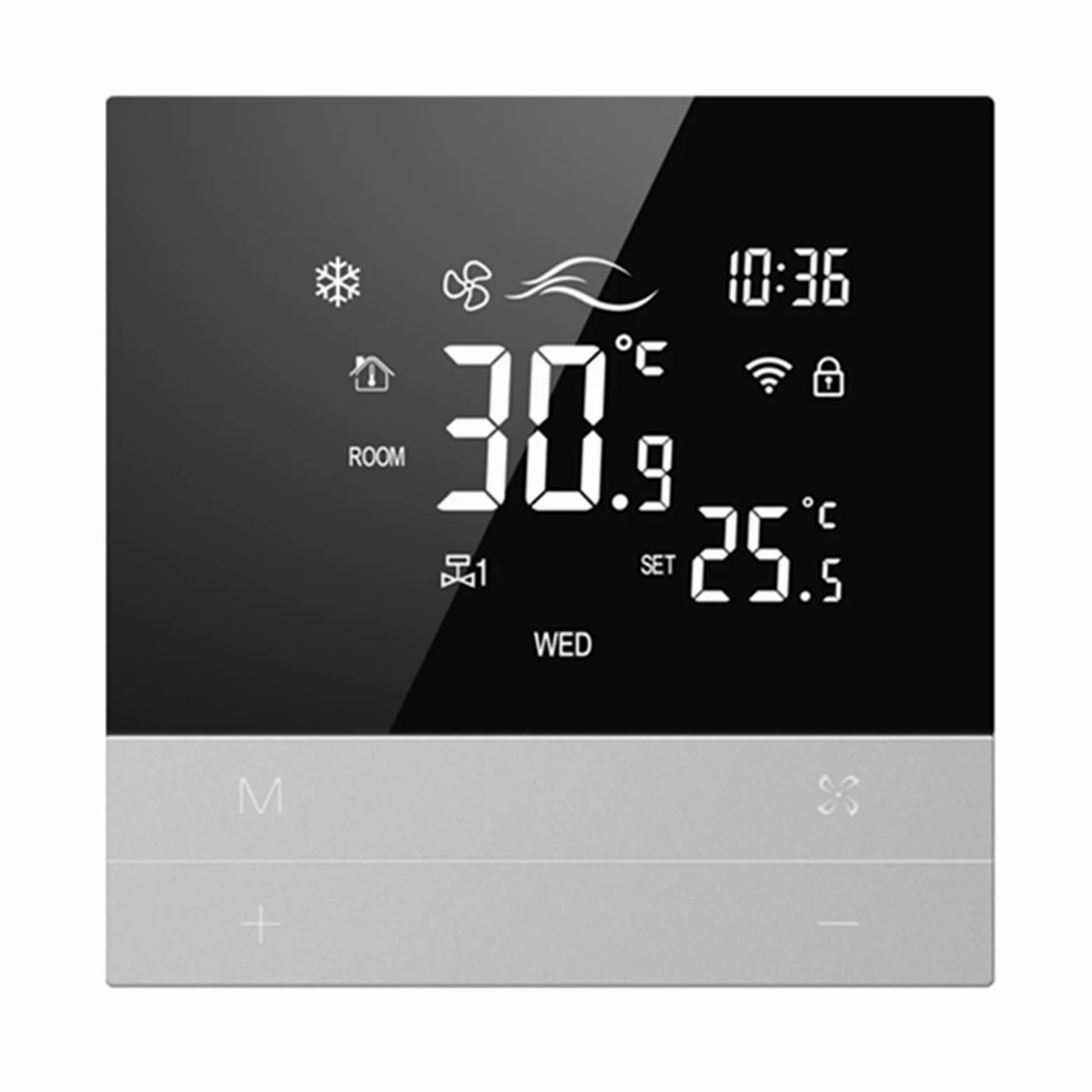 Smart WiFi Termostato Regolatore di temperatura Acqua Riscaldamento a pavimento caldo Riscaldamento a pavimento Controllo del condizionatore d'aria Facile Da Usare(WiFi-4P)