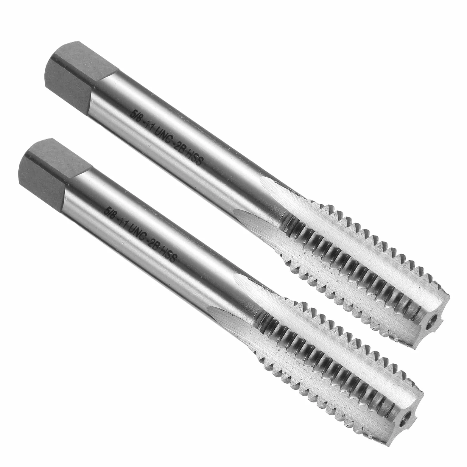 QUARKZMAN Maschio A Fondo 5/8-11 UNC 2B HSS6542 Acciaio Ad Alta Velocità Scanalature Dritte Utensile Per Filettatura