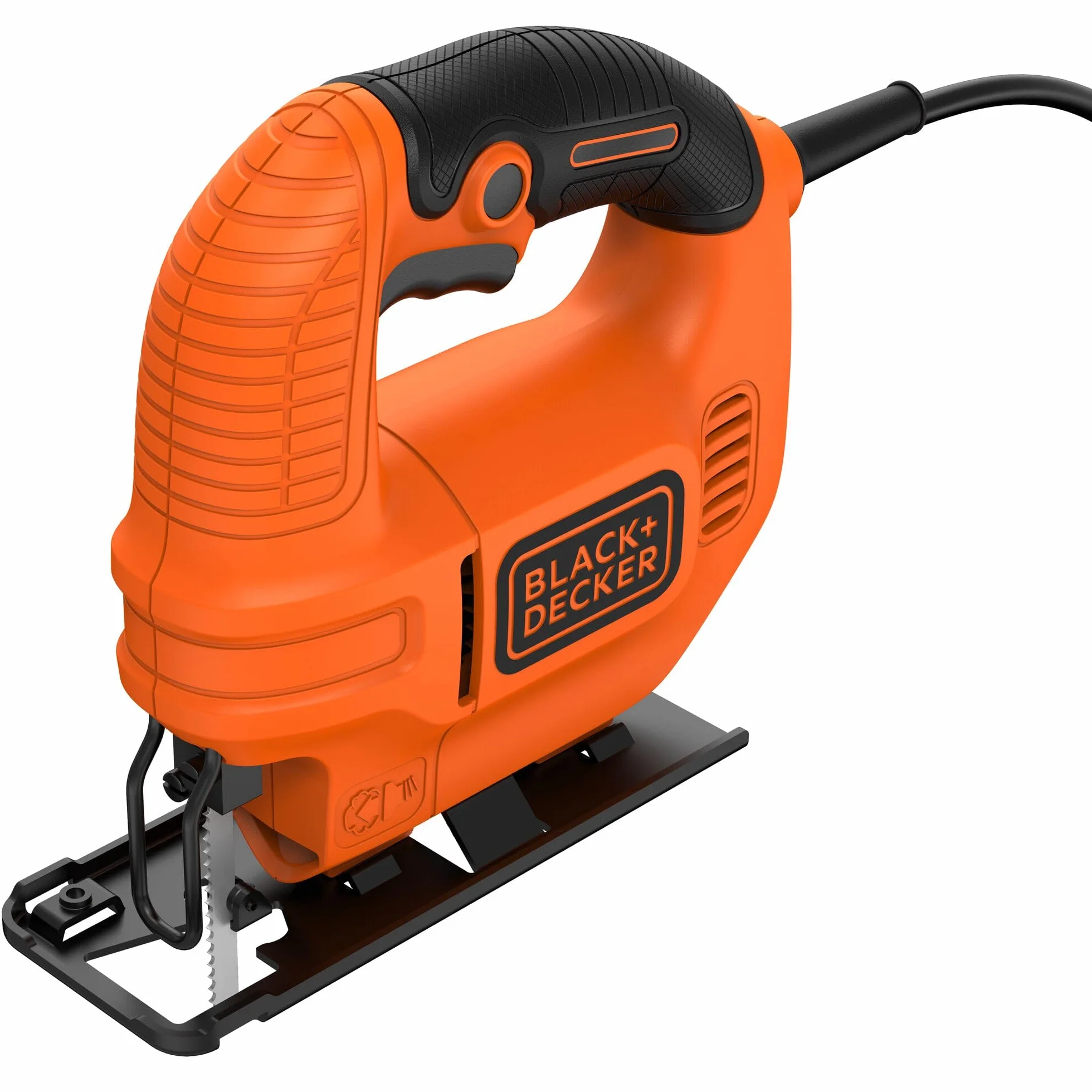 BLACK+DECKER Seghetto alternativo 400W. Sistema di inclinazione per tagli a 45°. 230 V. KS501-QS