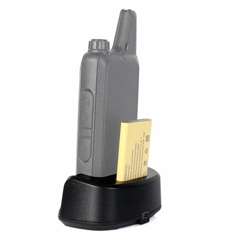 2 Pz Base Dock di Ricarica Per Retevis RT22 WLN KD-C1 Radio Stazione Nera Dual Port Desktop Organizer Sostituzione Del Basamento Del Caricatore