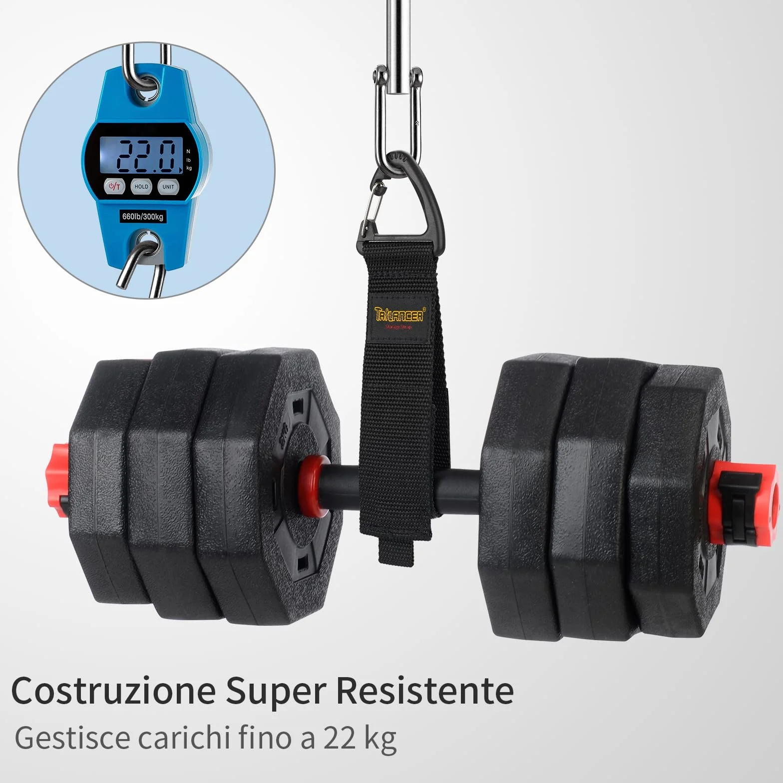 Trilancer Organizzatore per Cavi 10pz Cinghie con Fibbia Triangolare Parete