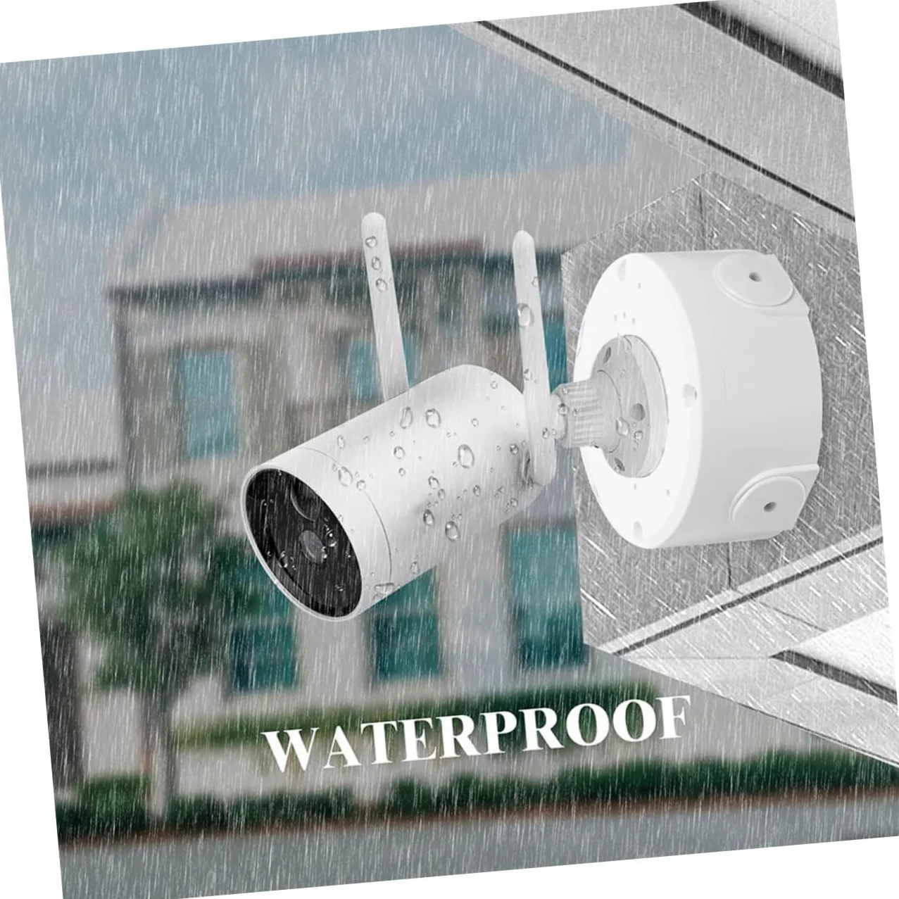 NUOBESTY 3 Set Scatola Sicurezza Per Telecamera Custodia Per Elettrici Da Montare Protezione Per Esterne E Estensione 2 Pezzi * 3