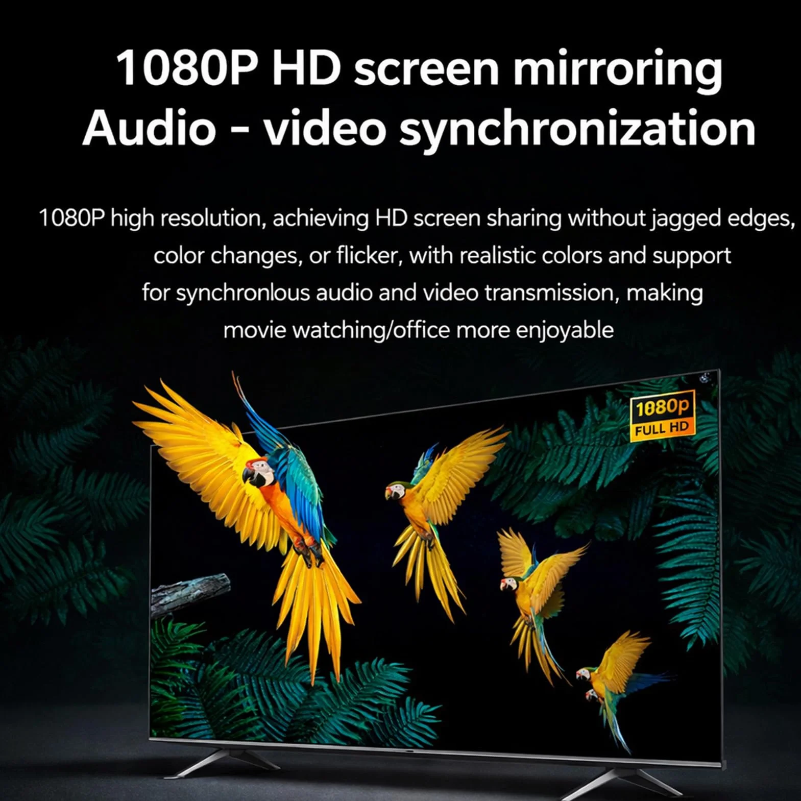 Elprico Trasmettitore e Ricevitore HDMI Wireless, Adattatore Display Wireless per Streaming 1080P 60Hz 5G per Smartphone Laptop Proiettori