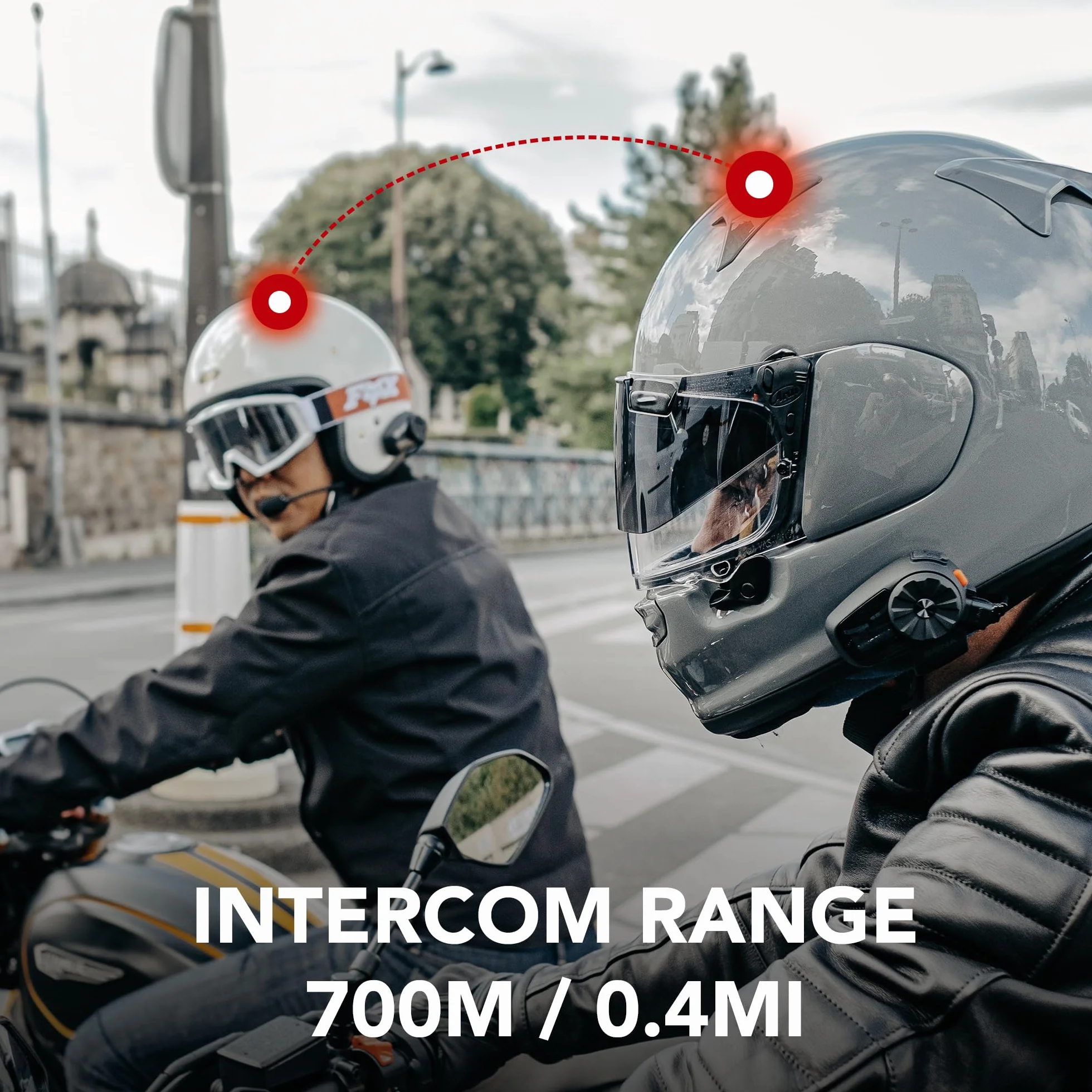 Sena 5S Sistema di comunicazione Bluetooth per moto, Confezione doppia(2022), nero