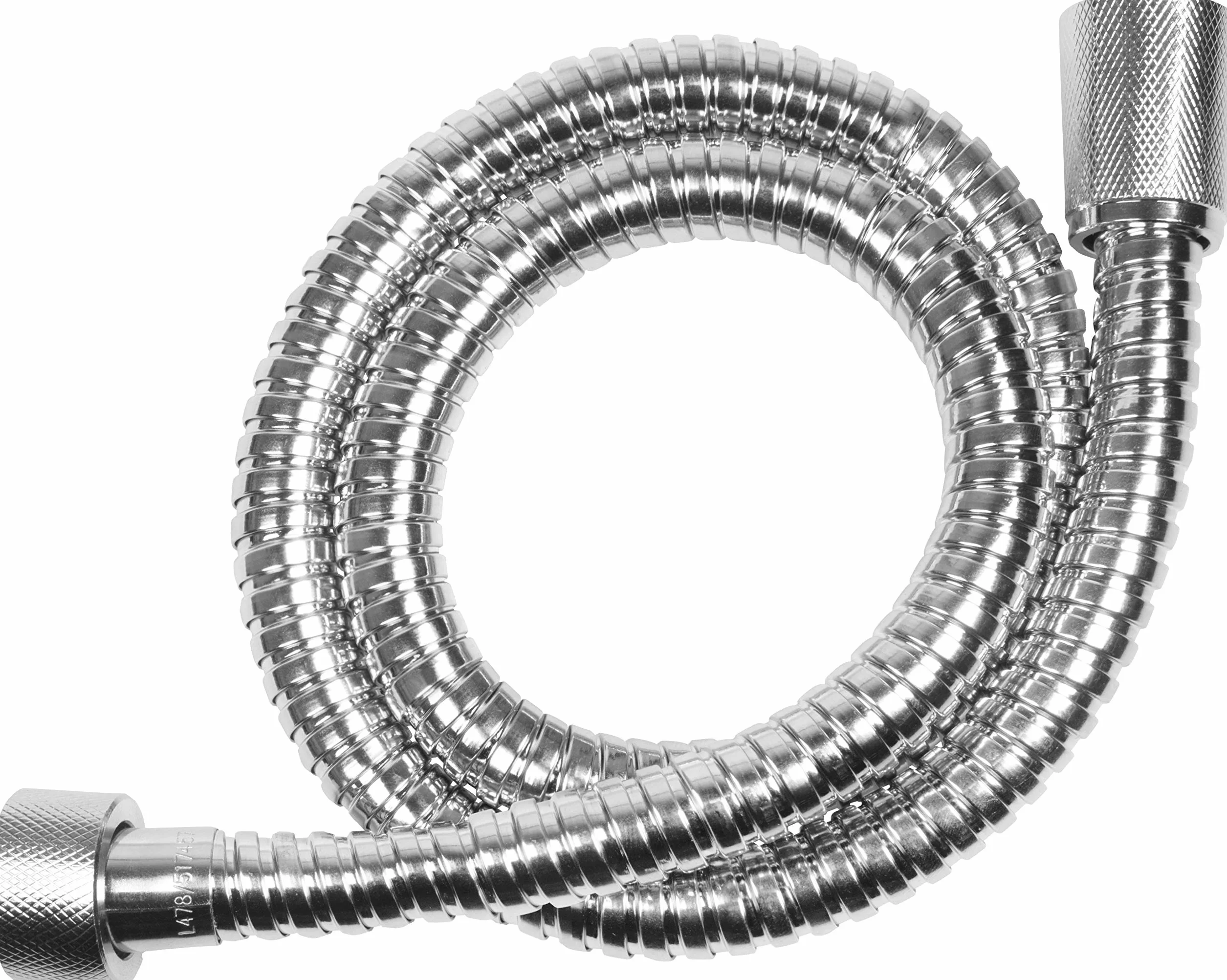 Cornat TECBW3312 - Tubo flessibile per doccia in acciaio INOX, 0,80 m, cromato