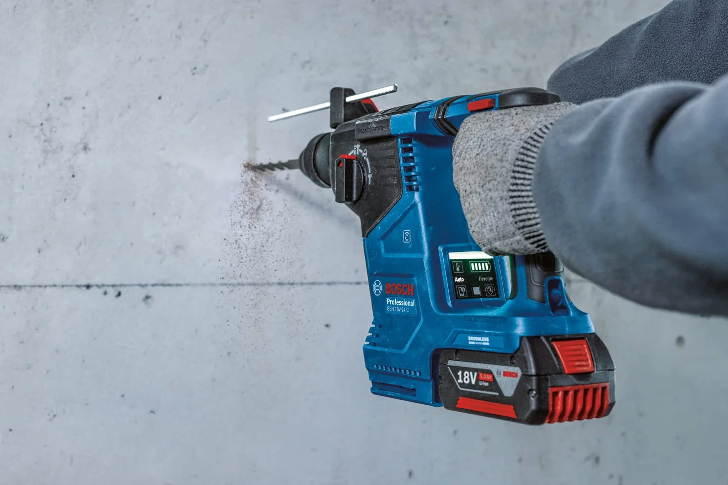 Bosch Professional GBH 18V-24 C Martello Perforatore a Batteria 18V SDS Plus