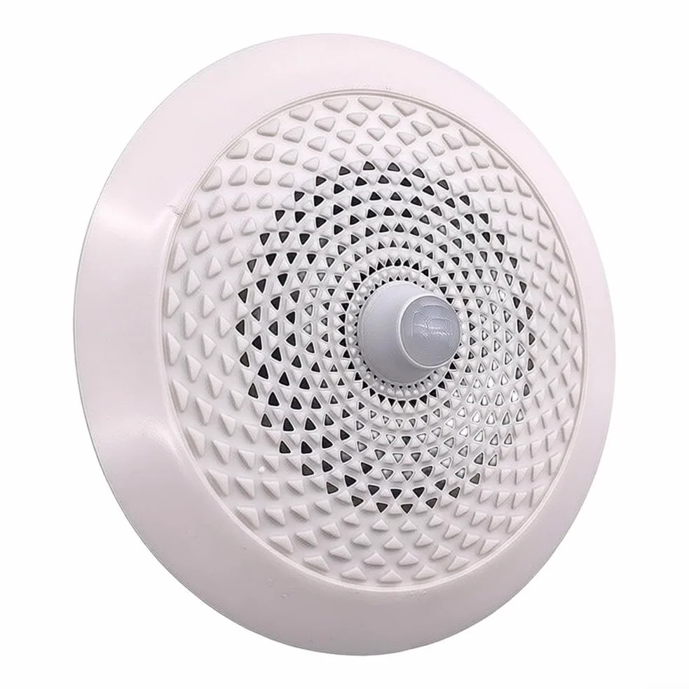 Montaggio a soffitto sensore di movimento allarme altoparlante 5W | Tecnologia PIR, raggio di rilevamento di 5 m, risposta rapida, rilevamento affidabile, allarme personale
