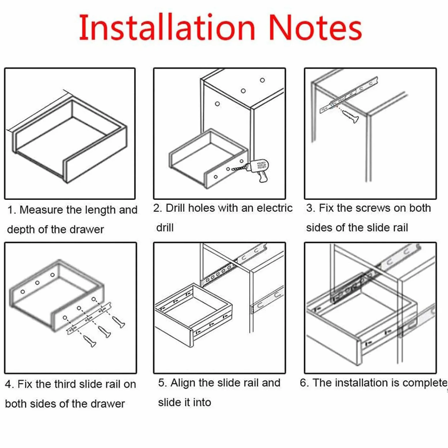 Guide For Cassetti Ad Estrazione Totale, Guide For Cassetti Pesanti Con Bloccaggio, Rimovibili, Adatte For Scaffalature For Carichi, Armadi For Macchinari(600m/24in)