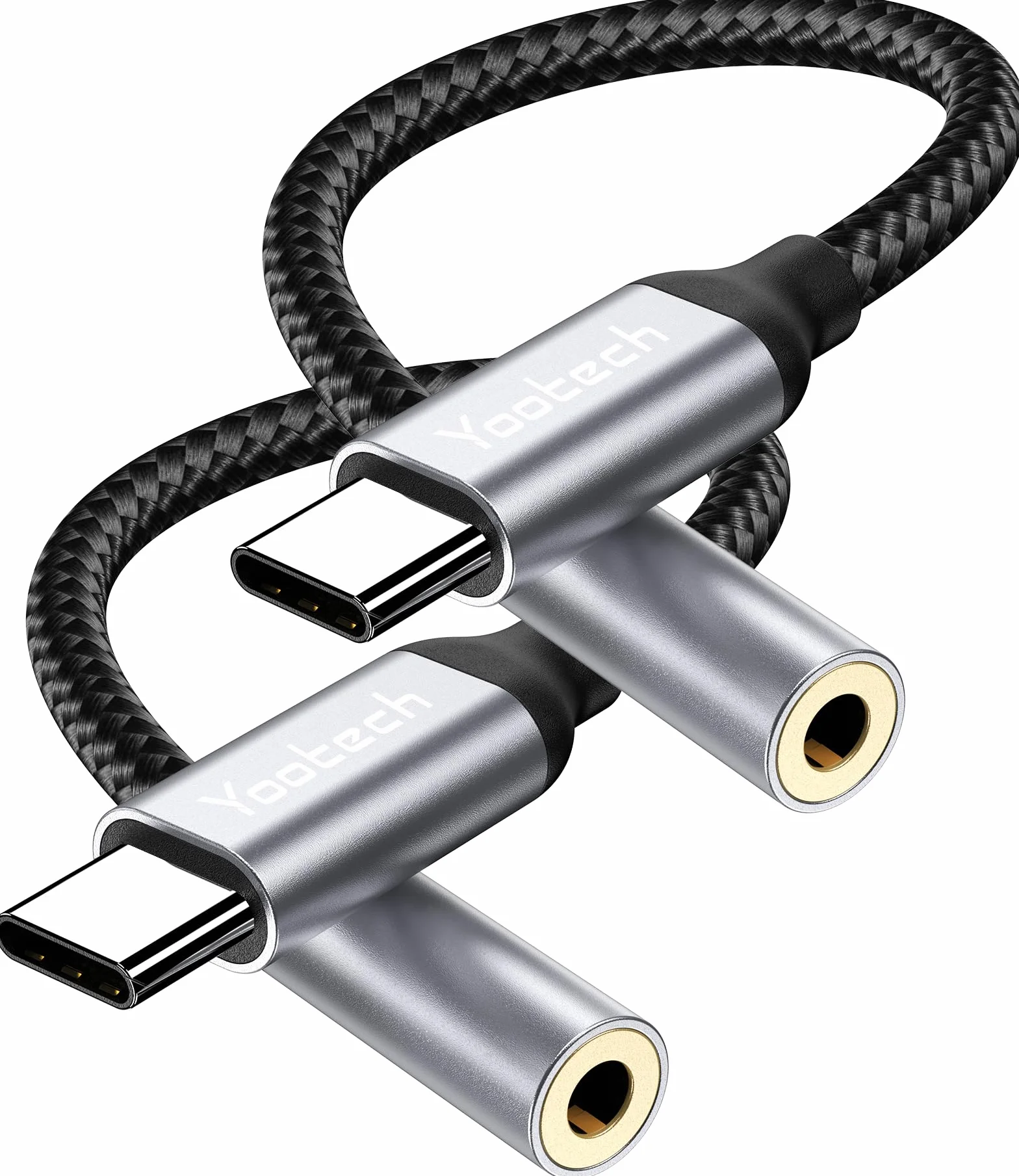 Adattatore USB C Jack 3.5mm, Adattatore Audio USB C a Cavo Dongle Aux per iPhone 16 15 Pro Max Plus, per Samsung Galaxy S24 S23 Ultra Note 20, Pixel 4 3 2 XL e altro