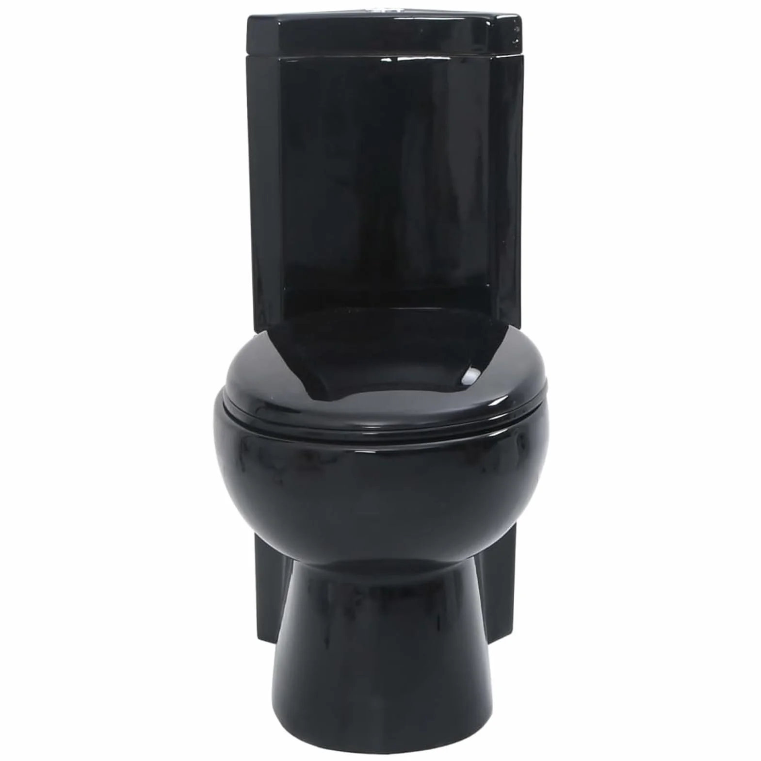 ShGaxin WC in ceramica angolare di colore nero, WC completo, Toilet completi, Toilet