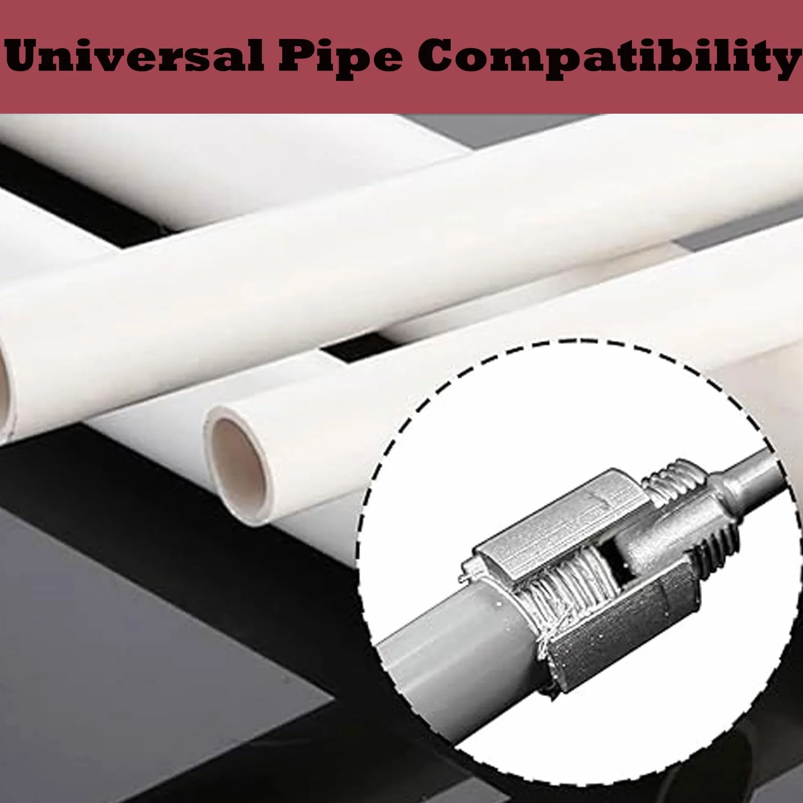Utensile Integrato per Filettatura Interna ed Esterna di Tubi, Kit per Filettatura di Tubi in PVC Compatibile con Trapano Elettrico (1/2"+ 3/4")