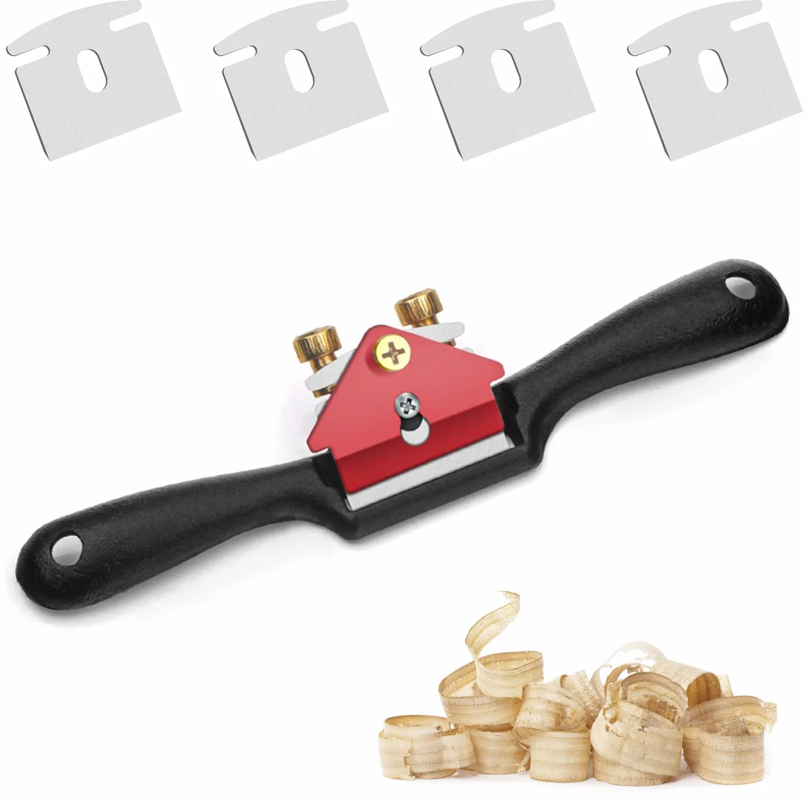 Pialla a coda regolabile Spokeshave per legno, strumento da lavoro a mano