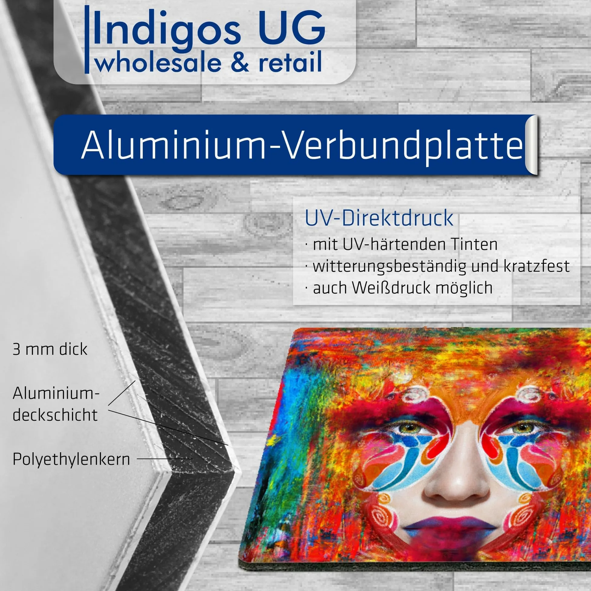 INDIGOS UG - Cartelli compositi in alluminio - Sicurezza - Avvertenza - Divieto di accesso al pubblico - 840x594 - Hotel, azienda, protezione, KITA, medico, studio, appartamento