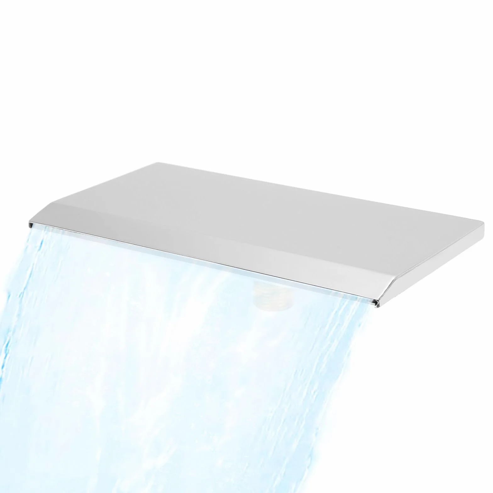 Rubinetto a Vasca a Cascata a Muro, Cucciolo di Caduta 'Acqua G1/2 Filo Esterno Filtro da Bagno a Cascata Bagno ugello da Nuoto per Bacino del Bagno
