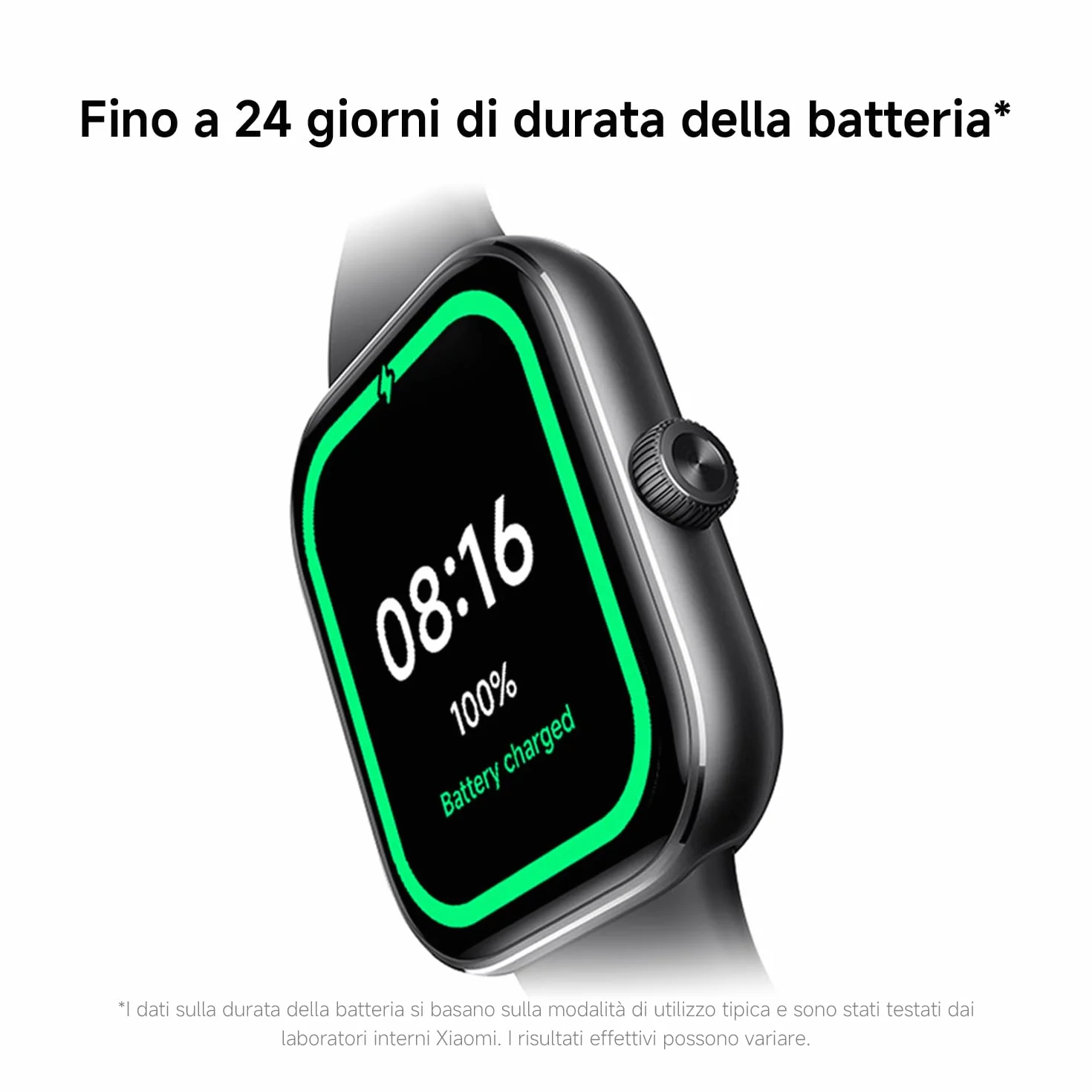 XIAOMI Redmi Watch 5, Smartwatch con display AMOLED 2.07", Chiamate Bluetooth, Autonomia 24 giorni, Resistenza Acqua 5 ATM, Monitoraggio Frequenza Cardiaca e SpO2, Sistema GNSS integrato, Nero
