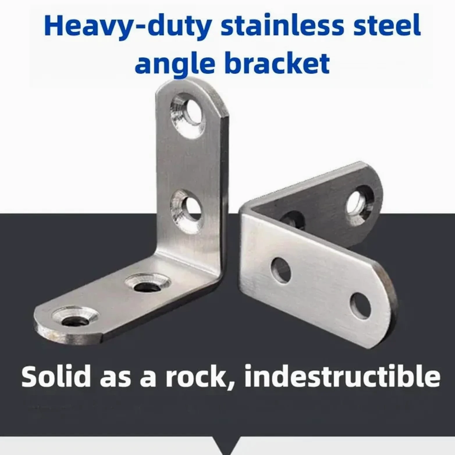 Staffe A L In Acciaio Inossidabile Da 10 Pezzi - Staffa Angolare Ad Angolo Retto for Scaffali, Mobili In Legno, Sedia, Cassetto Con Viti