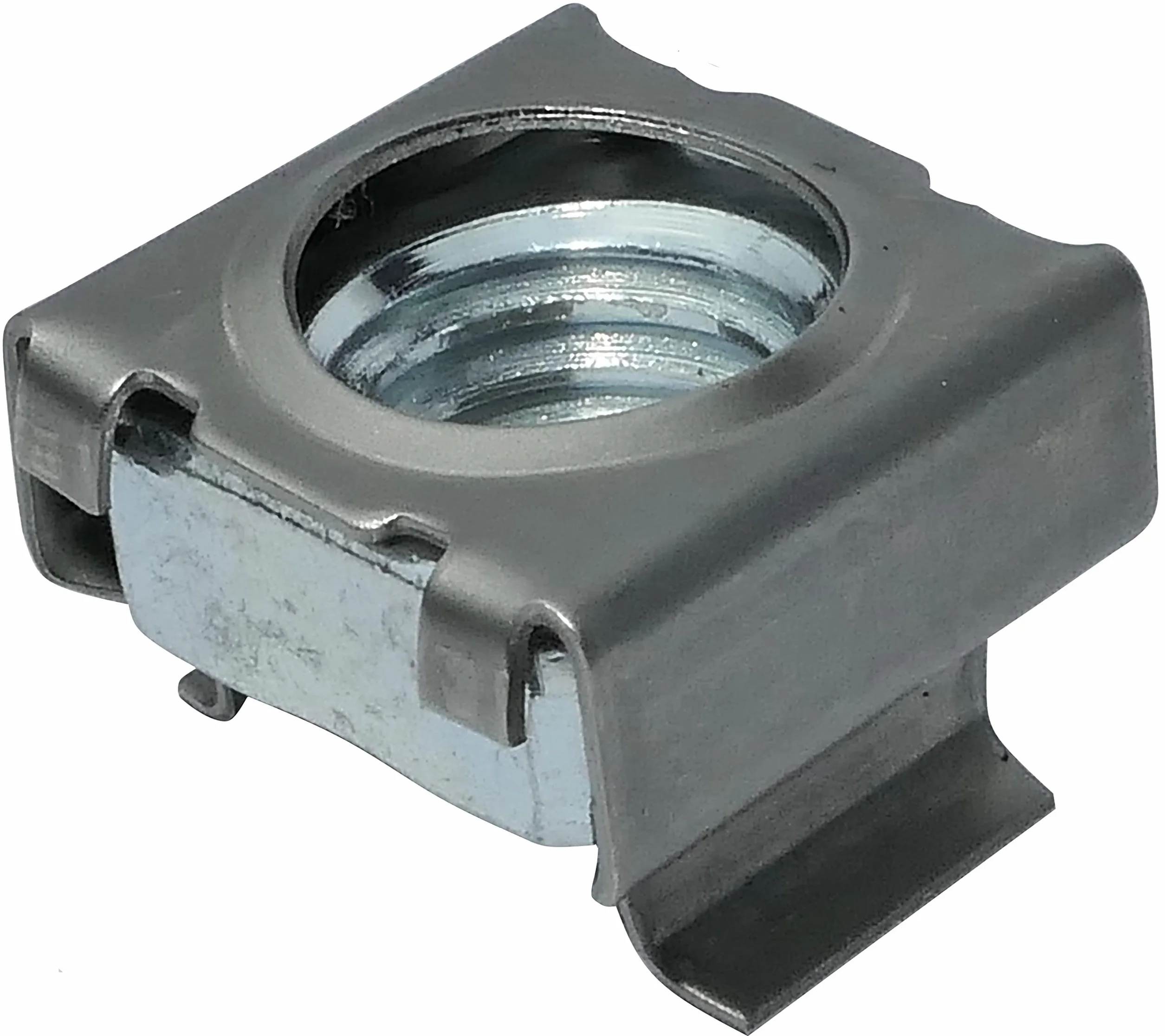 AERZETIX 5 Dadi a Gabbia M10 L16mm Lamiera 1.8-3.2mm Acciaio Zincato