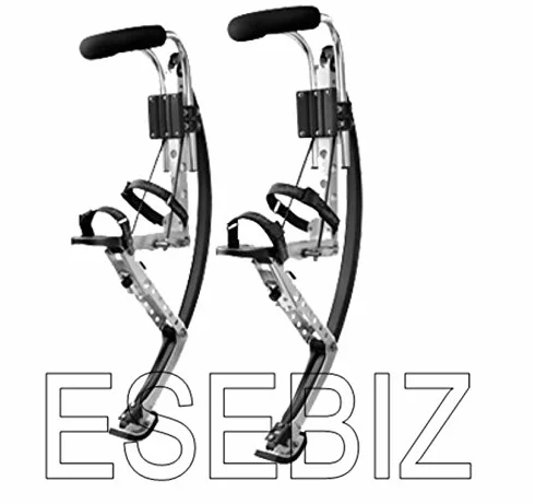 Esebiz Skyrunner Trampolino da salto per uomo 90-110 kg nero