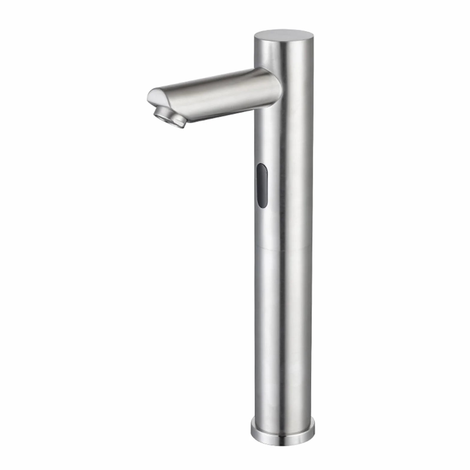 Rubinetto Sensore Automatico Bagno Lavabo Touchless Acqua Calda e Fredda Miscelatore Acciaio Inox Spazzolato Alto