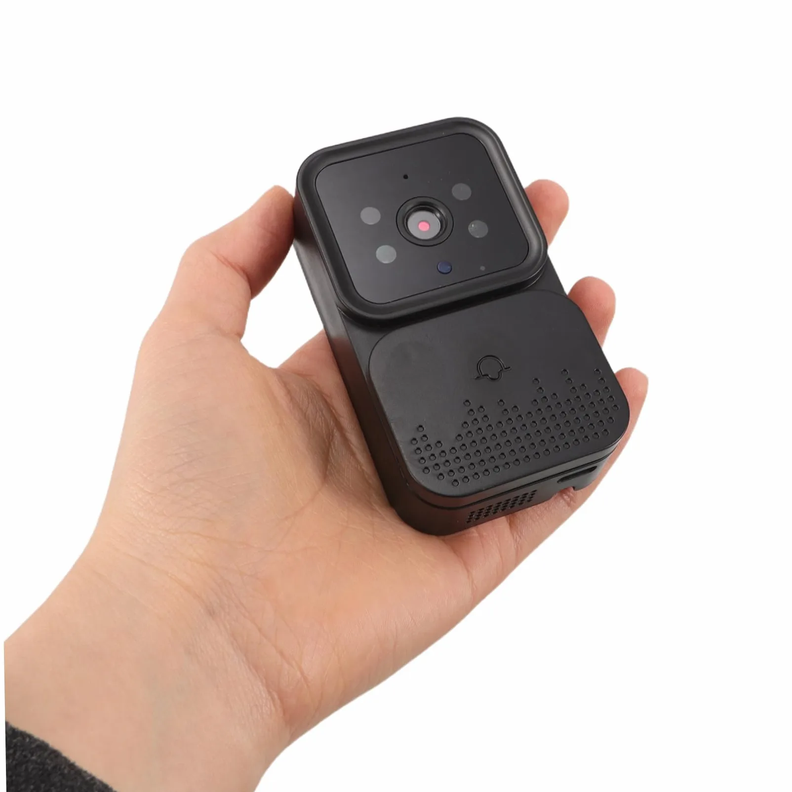 Mikikit Videocitofono con Campanello Wireless Nero con Schermo 4, 3 | Video Monitoring, Comunicazione Bidirezionale, Plastica ed Elettronica, Uso Domestico Remoto