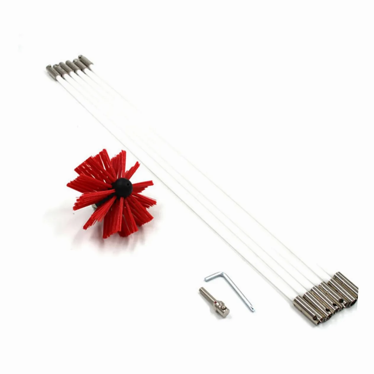 Scovolo per Fumaria in Nailon per Asciugatrice e Stufa | Pulizia Condotti e Canne Interne, Leggero e Facile da Installare, Accessorio per Manutenzione Domestica