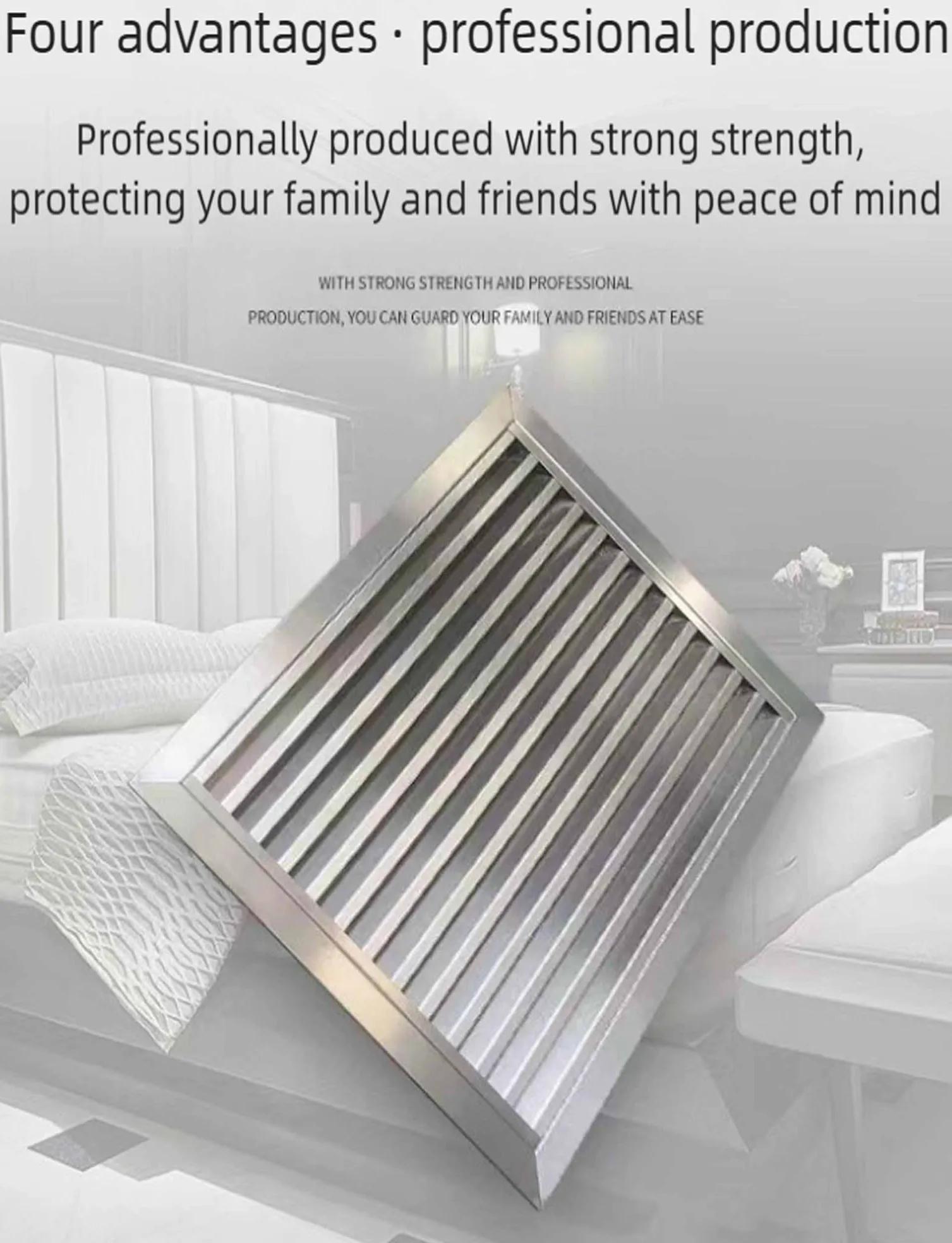 Generico Griglia di Ventilazione Moderna e Regolabile per Installazione a Parete/soffitto, Design Elegante, Facile da installare, Ideale per la Gestione del Flusso d'Aria in casa e in Ufficio.