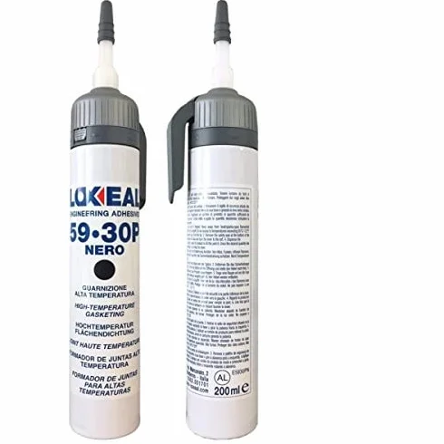 Loxeal 59-30P Guarnizione alta temperatura 200 ml Nero