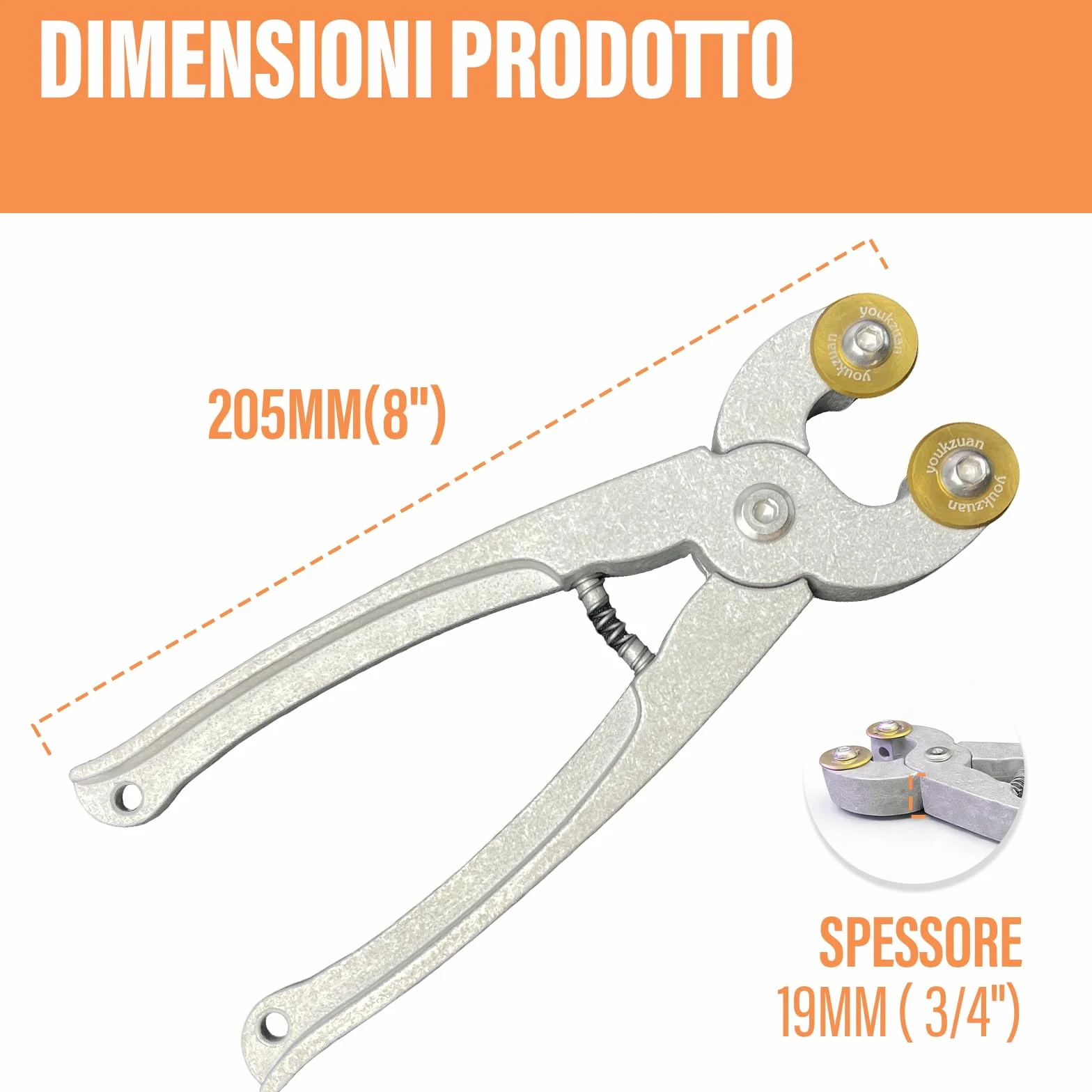 pinze per Piastrelle in Vetro e Ceramica, pinze per Mosaico in Vetro con Ruote per impieghi gravosi, pinze tagliapiastrelle da 7 Pollici, pinze per Taglio, Strumenti da Taglio per Taglio