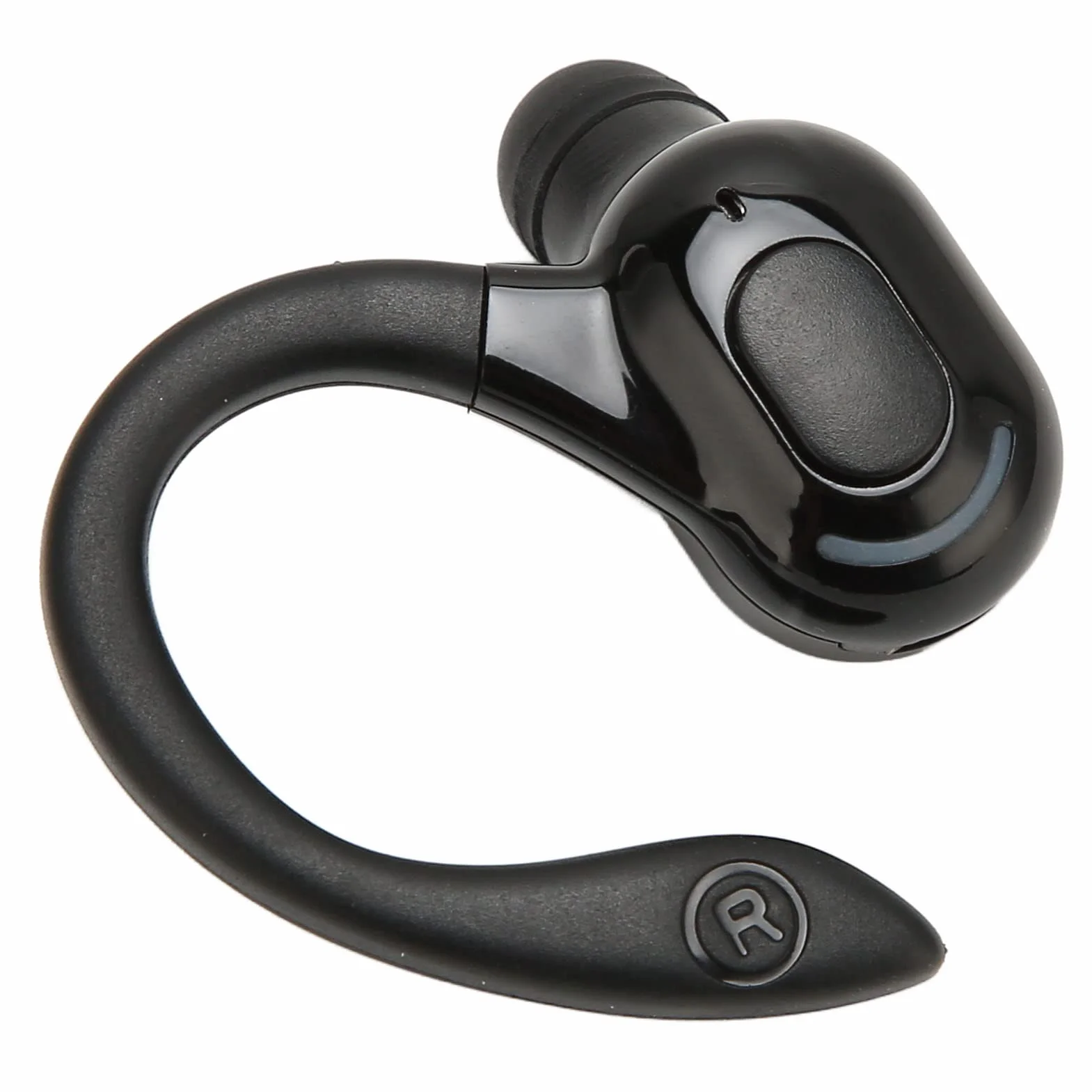 Akozon Auricolare Singolo Orecchio Wireless Nero, IPX4 Impermeabile, Suono Stereo HD, Ricarica USB, Forma Ergonomica, Design Professionale