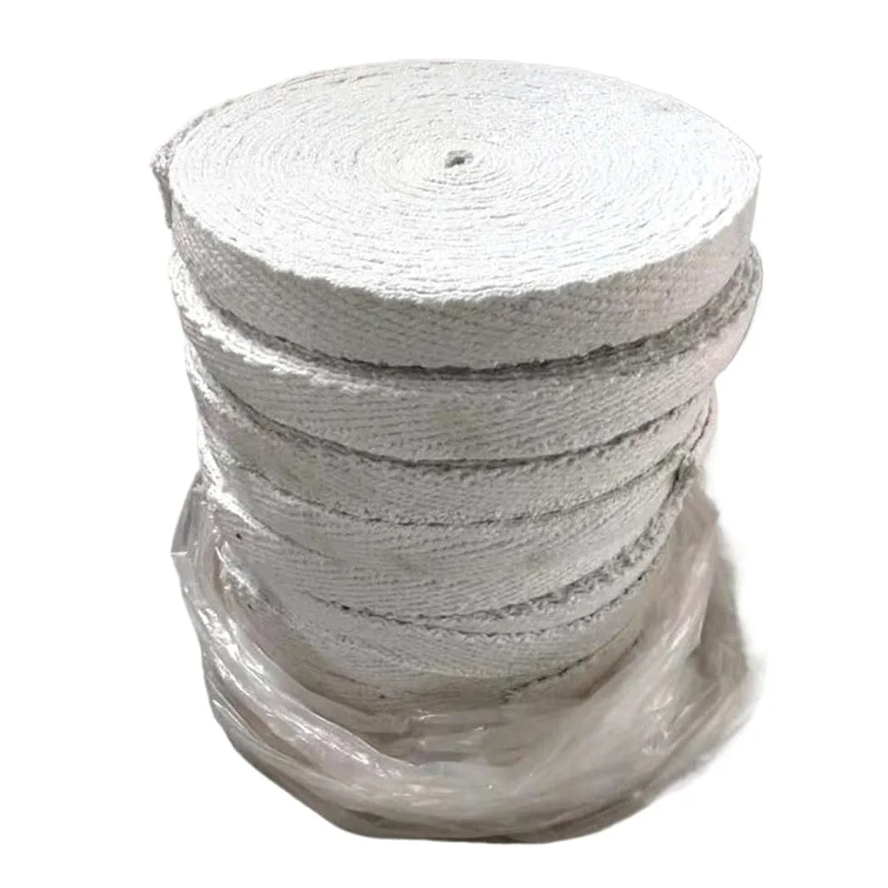 Corda in fibra di vetro per stufe, Corda di tenuta intrecciata in fibra ceramica ad alta temperatura Lunghezza 1M Spessore 3mm Larghezza 3x (30-100) mm | 3x100mm