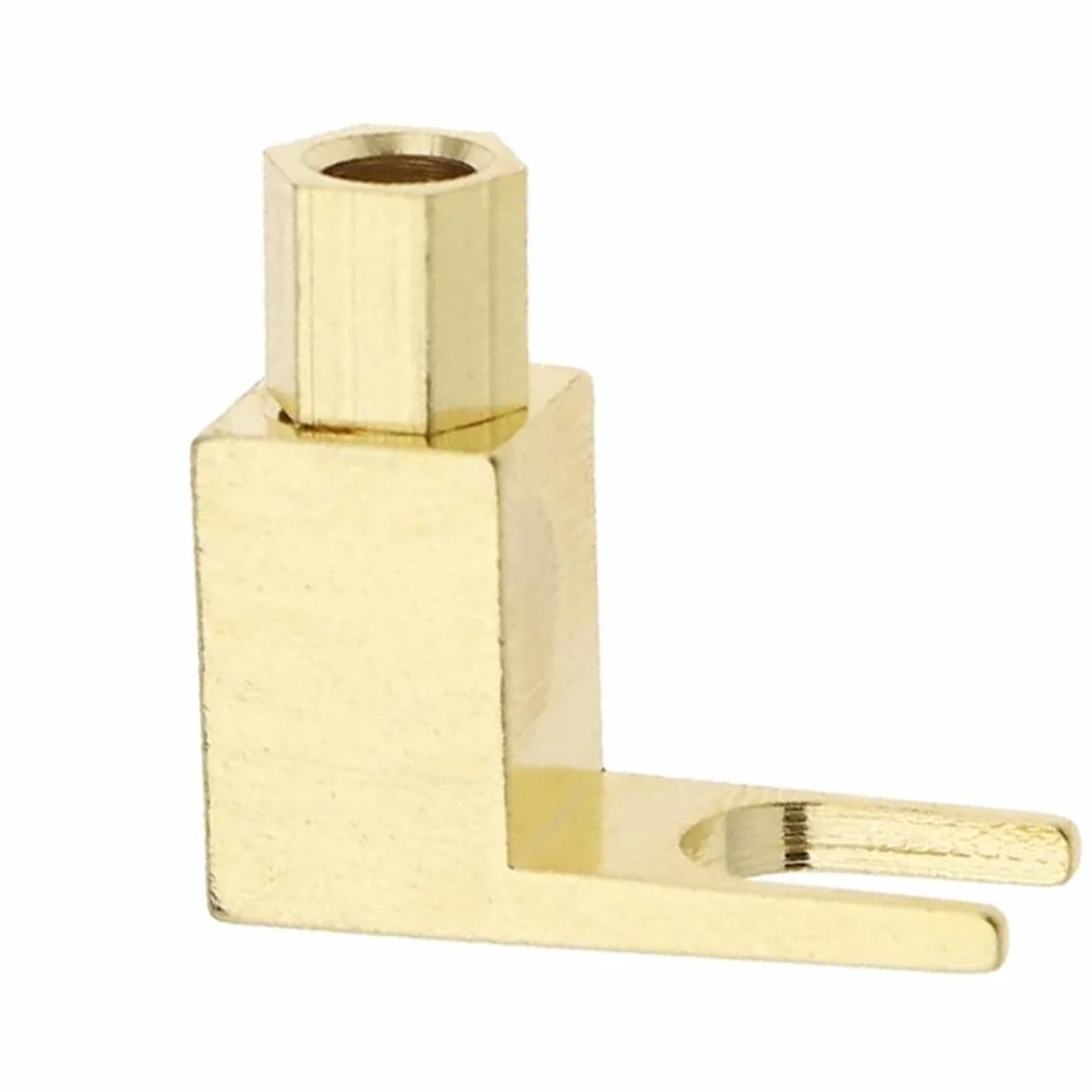 WANGCL 8 pezzi Connettore per cavo altoparlante, adattatore da banana a forcella Hi-End Cavo altoparlante Filo forcella rettangolare For-k e connettore a morsetto