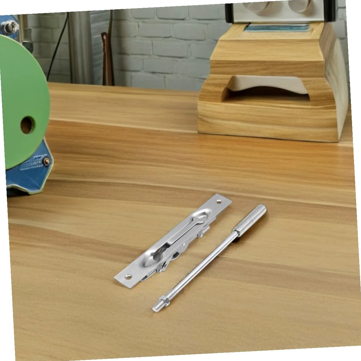 Gatuida Chiavistello Scorrevole per Porte Interne ed Esterne Acciaio Inox 304 Leva di Chiusura Antifurto per Case Negozi e Ferramenta per Porte d'Ingresso Argento