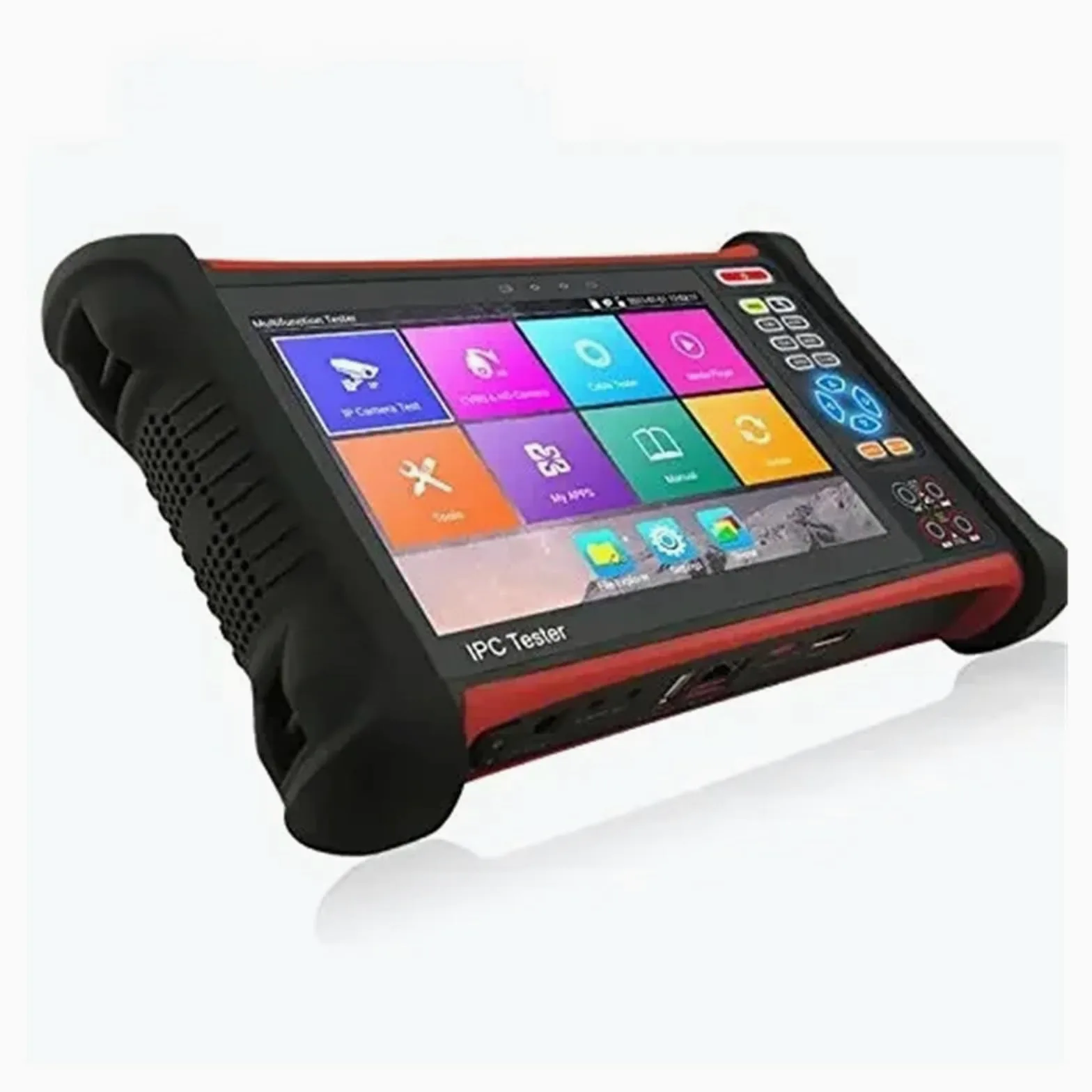 X7 IPC Tester Monitor H.265 4K 8MP TVI CVI AHD SDI CVBS IP CCTV con TDR, tracciatore di cavi, multimetro digitale Strumento di prova(X7)