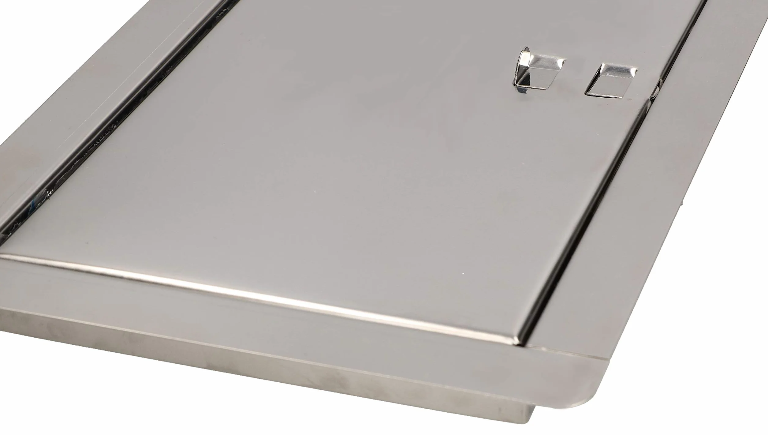 KOTARBAU® - Porta per camino, 13 x 26 cm, in acciaio inox, per ispezione e manutenzione