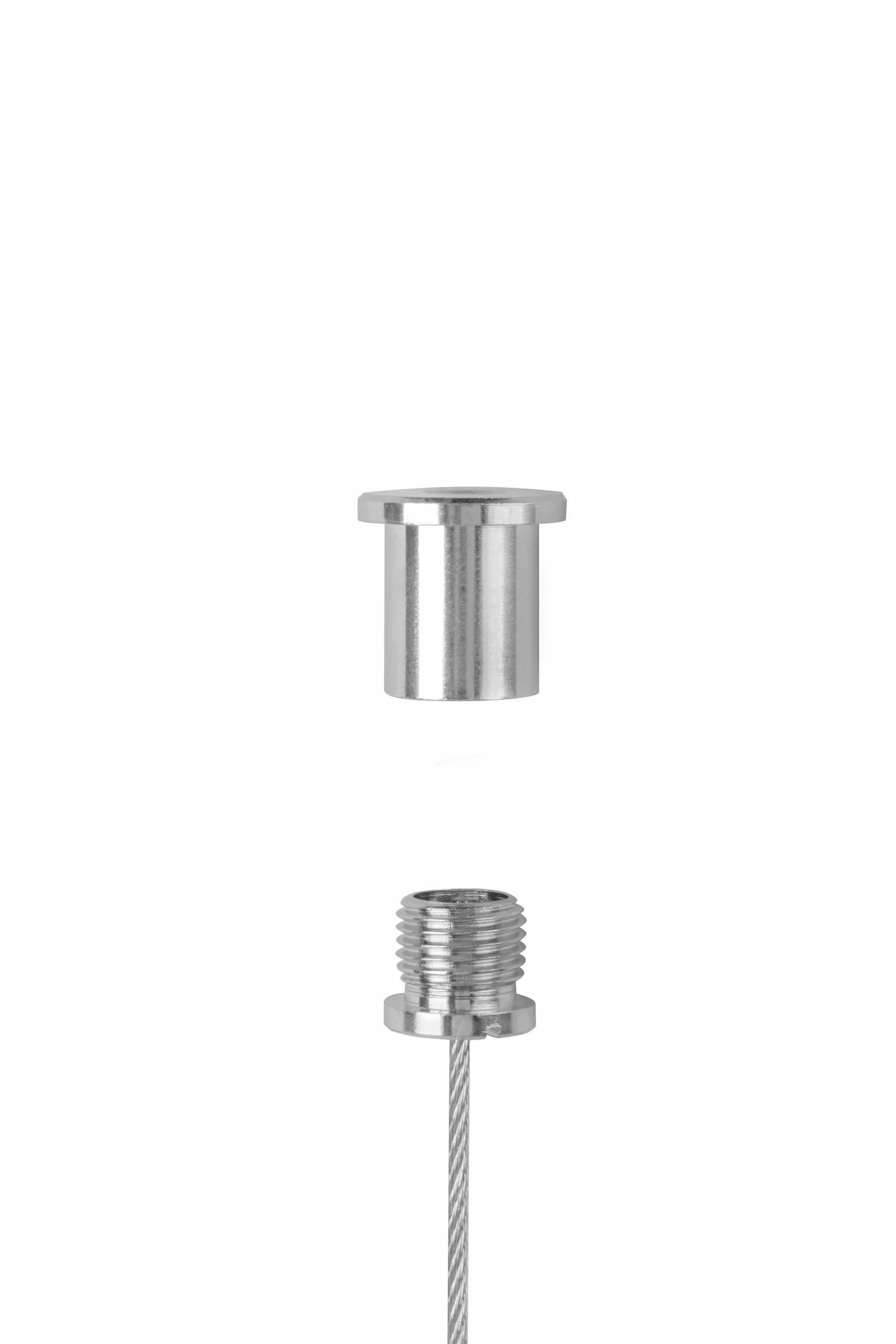 Kit di sospensione con gancio per pannello 6 mm 200 cm 5 pezzi