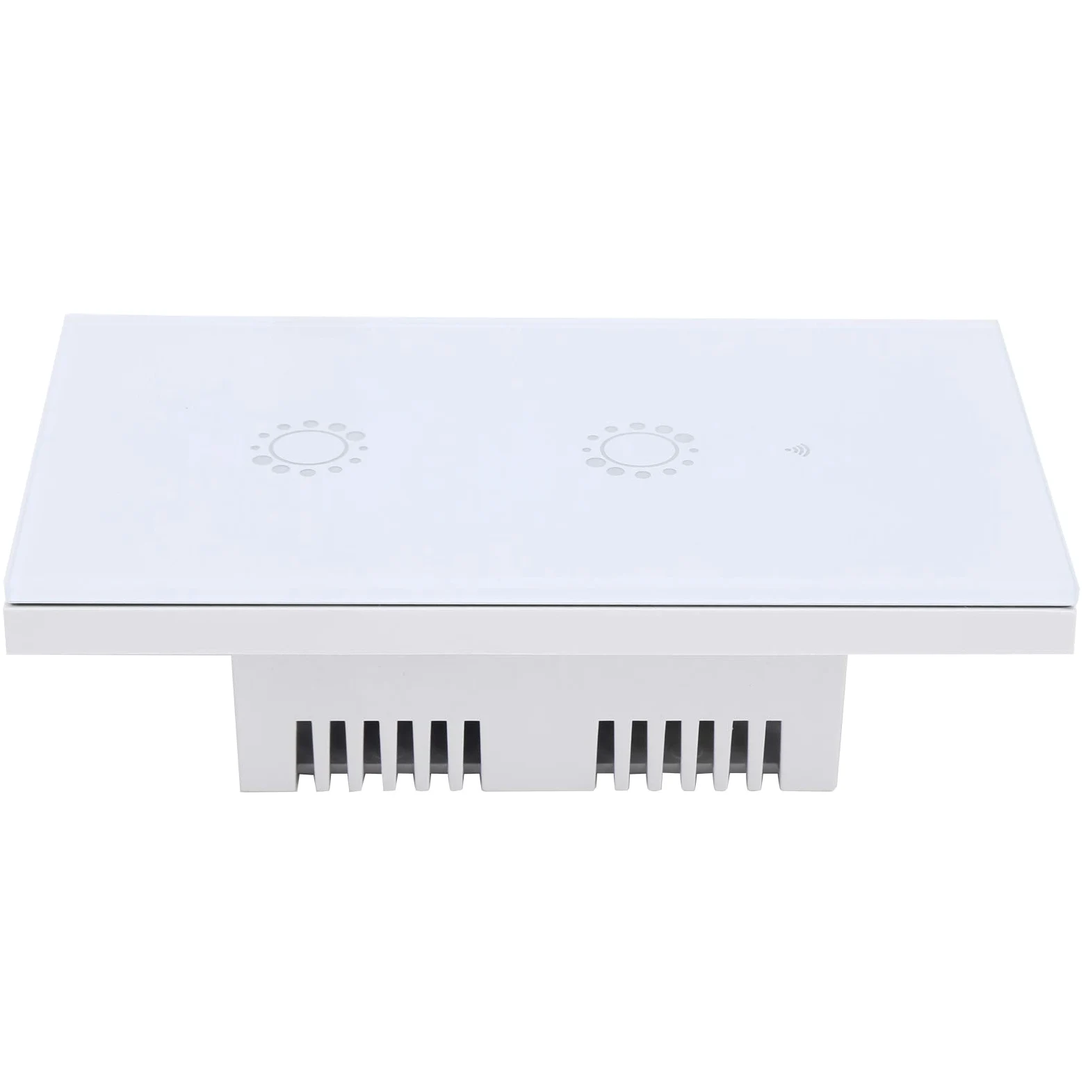 Cocoarm Interruttore Touch Wi-Fi, Interruttore Smart Touch da 95 a 240 V CA Pannello di Controllo WiFi a 2 per l'uso a Parete di Controllo Vocale dell'app Remota nell'officina di Casa e Ufficio