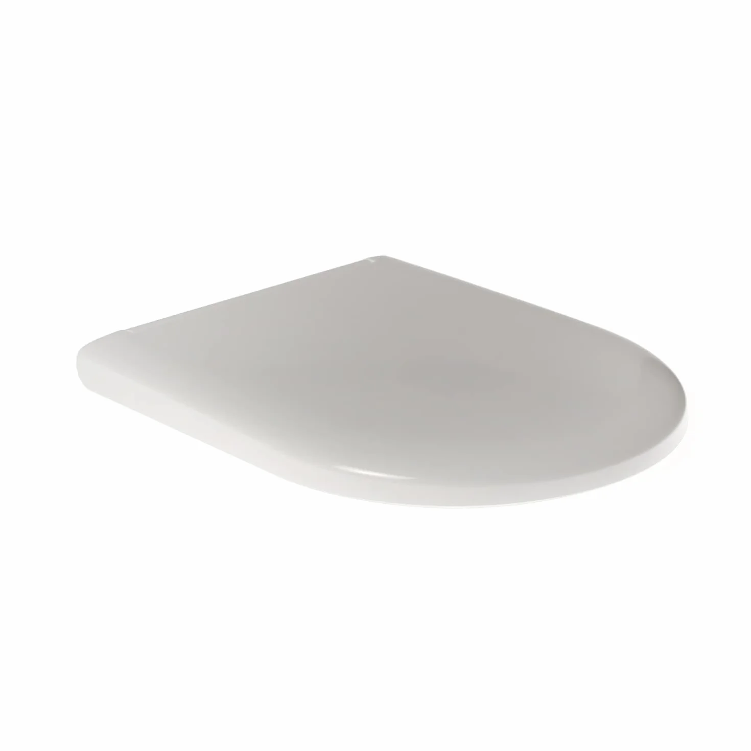 Copriwater per DISEGNO CERAMICA GIULIA AVVOLGENTE TERMOINDURENTE BIANCO cerniera inox
