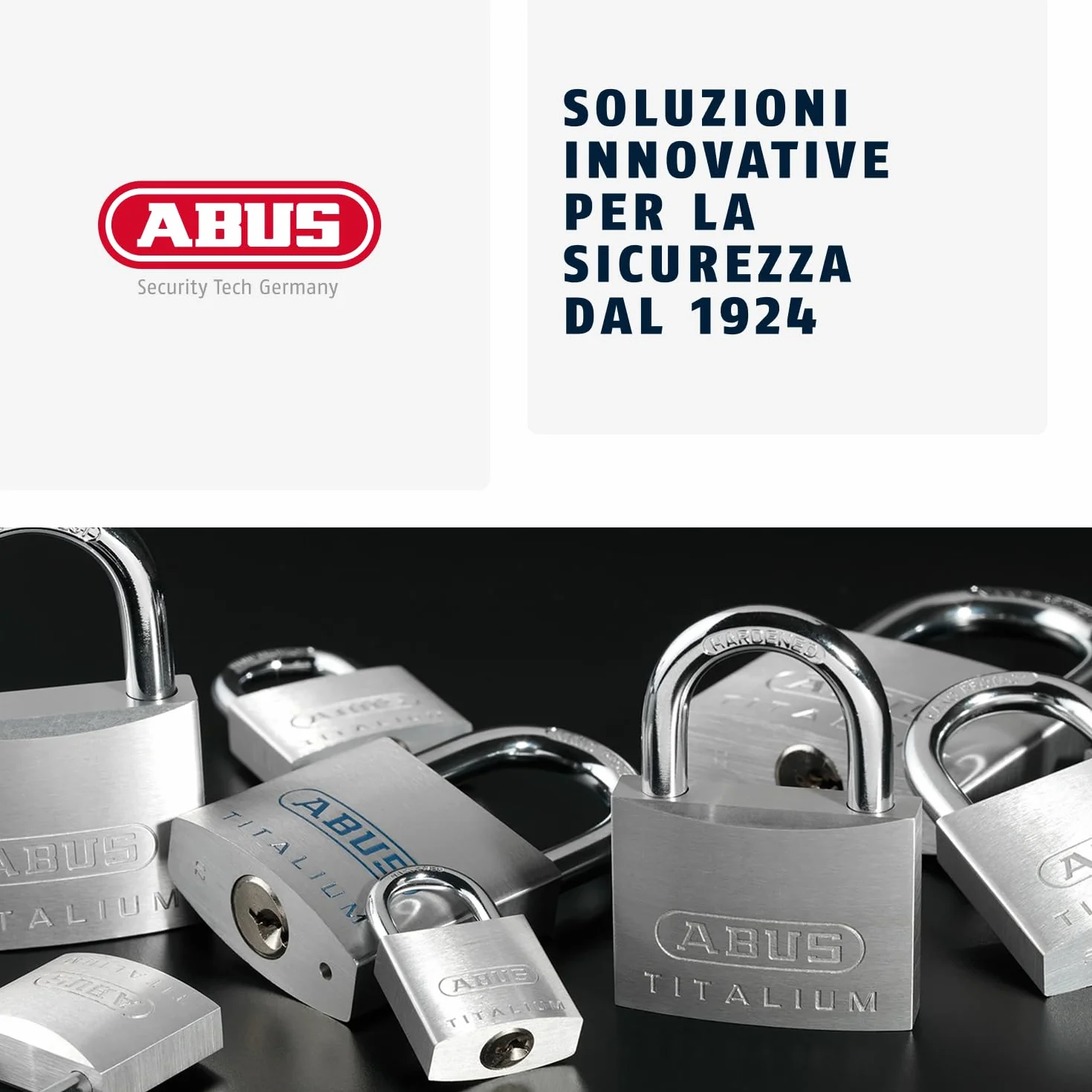 Abus 561863 - 64Ti/30 Candado Titalium De 30 Mm, Grigio