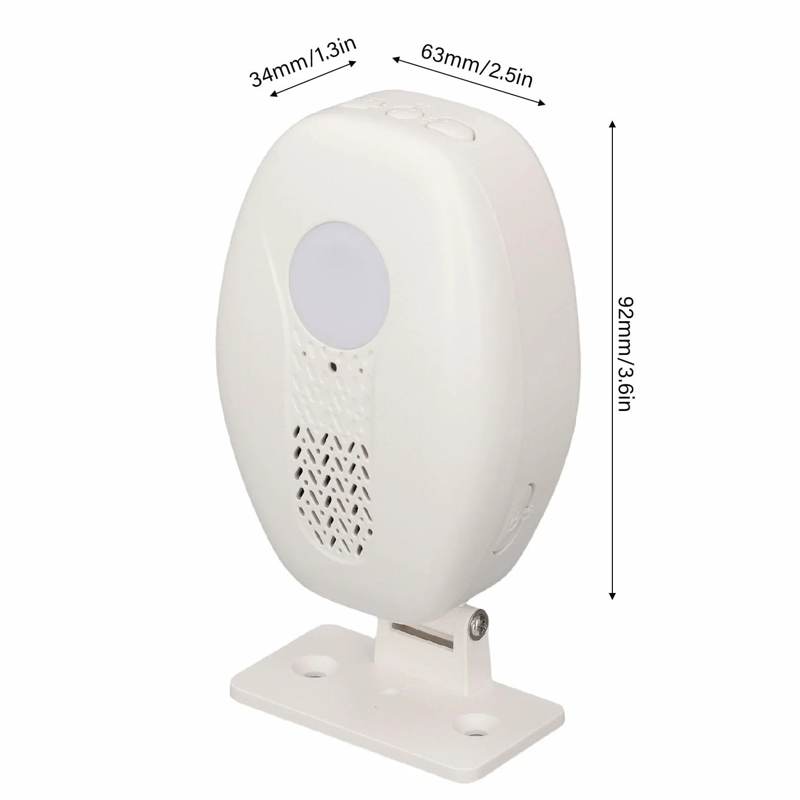 Allarme Sensore Porta Wireless, Materiale ABS, Avviso Forte 80 DB, Portata 30 M, Ideale per la Sicurezza di Casa e Ufficio