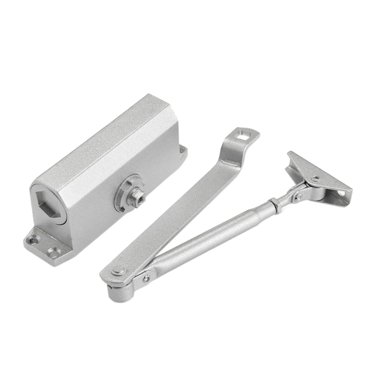 Chiudiporta Automatici, chiudiporta 25-35KG velocità di Chiusura/aggancio Regolabile in Alluminio Chiudiporta Automatici Sistema di Sicurezza apriporta