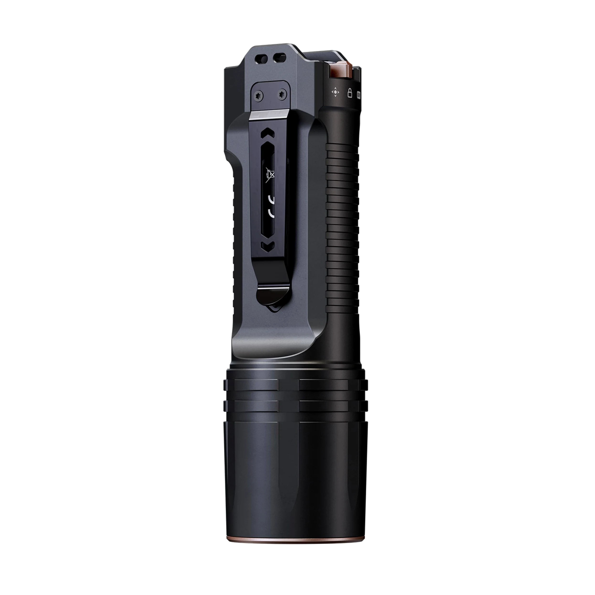 Fenix TK35R - Torcia ricaricabile per esterni e di sicurezza, 5800 lumen, 610 m, 105 ore massime, interruttore posteriore FlexiSensa, illuminazione UV a 2 livelli, copertura porta scorrevole, IP68