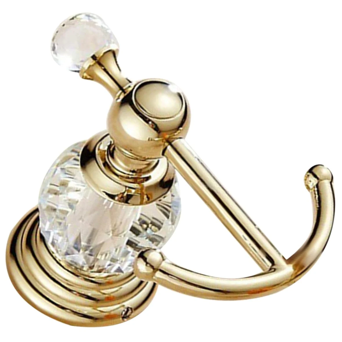 Gancio da Parete Oro in Acciaio Inox, Moderno, per Asciugamani | Finitura Lucida, Uso in Cucina e Camera da Letto, Supporto Robusto, Installazione a Muro