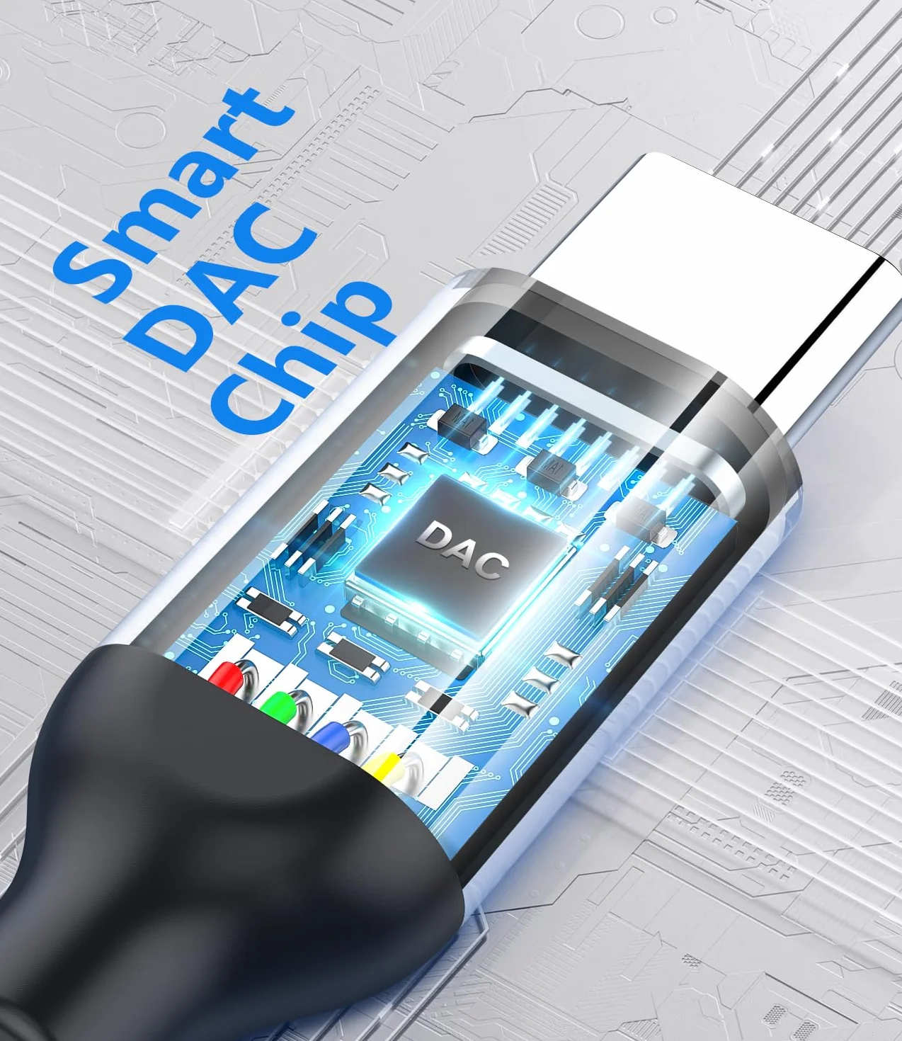 Adattatore USB C Jack 3.5mm, Adattatore Audio USB C a Cavo Dongle Aux per iPhone 16 15 Pro Max Plus, per Samsung Galaxy S24 S23 Ultra Note 20, Pixel 4 3 2 XL e altro