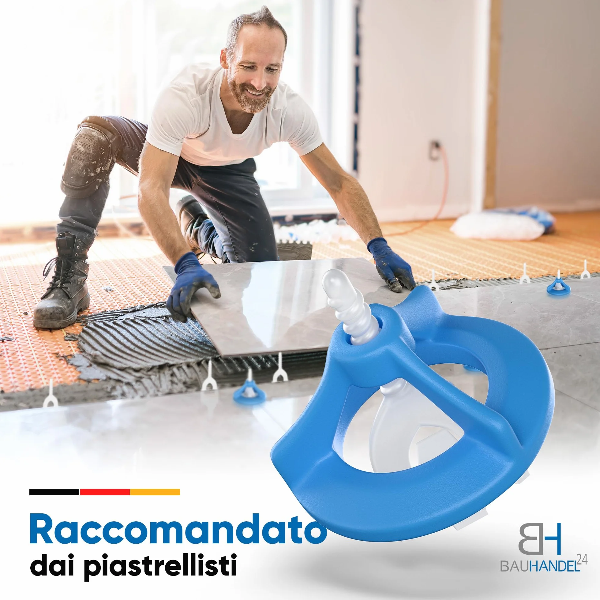 Set accessori posa piastrelle 1 mm sistema livellamento 200 pezzi copertura filettata livellatori distanziatori cunei attrezzi muratore