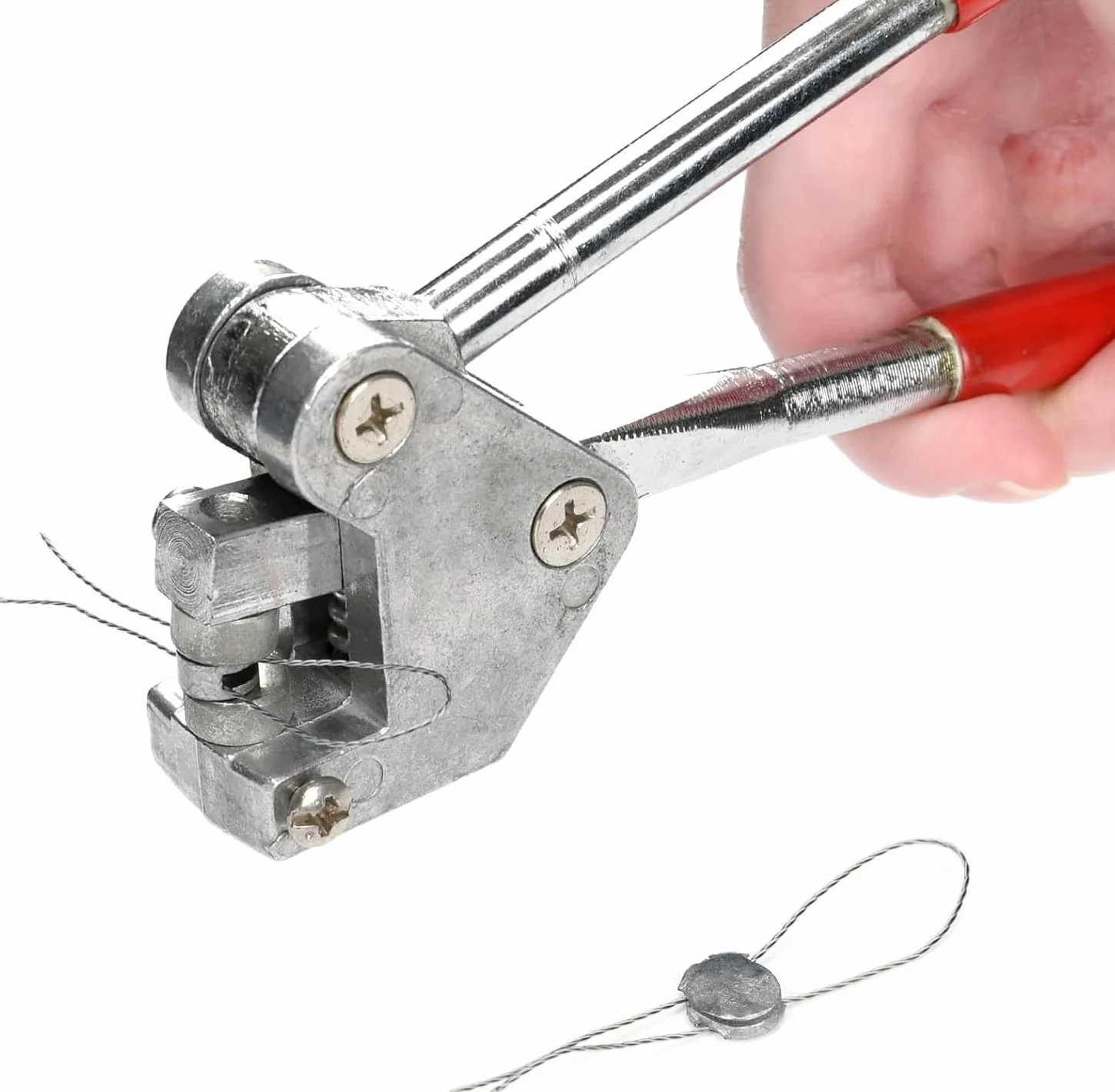 Pinza per sigillare 165 mm set con filo sigillante 170 mm e guarnizioni 10 mm