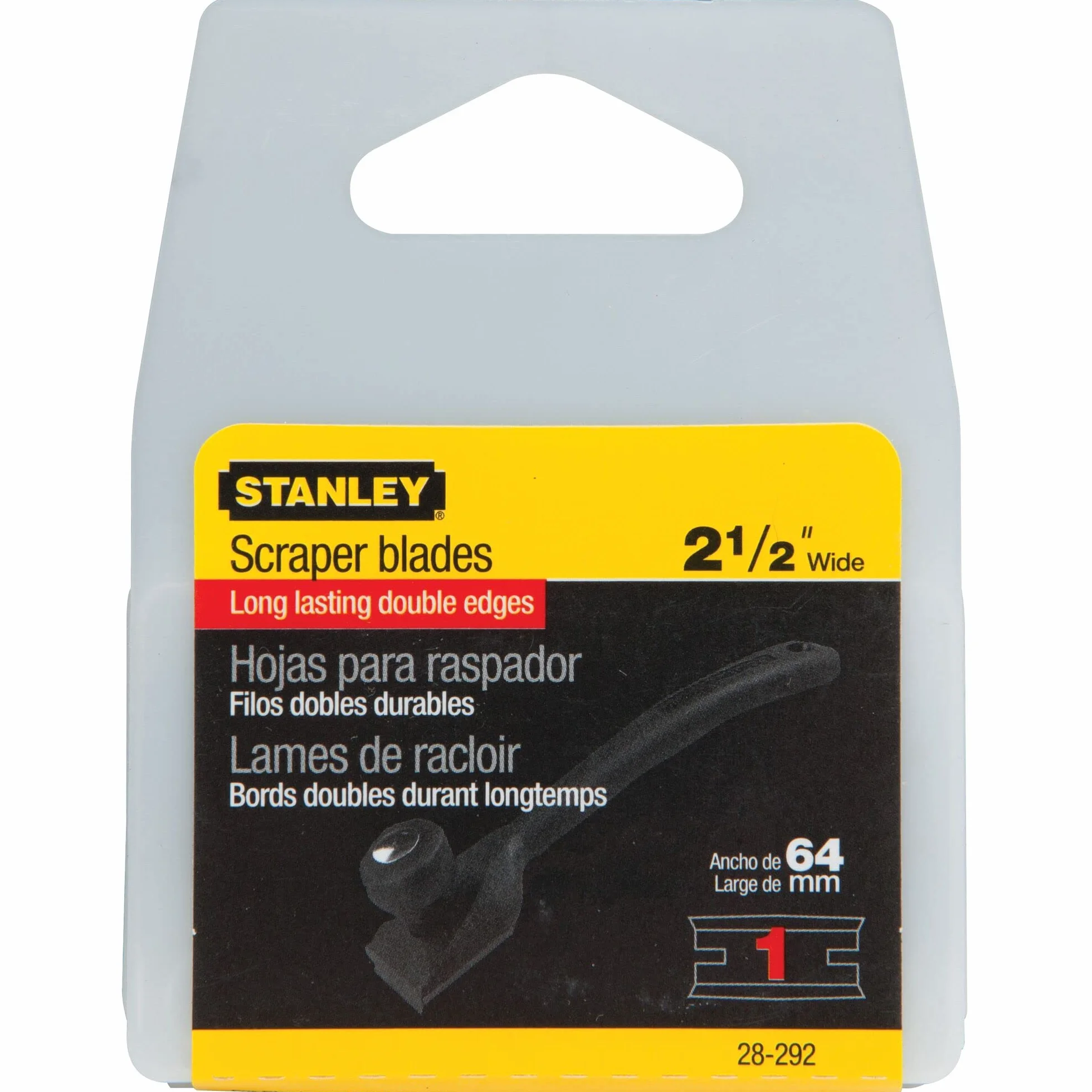 STANLEY 0-28-292 Lama per Raschietto 64 mm