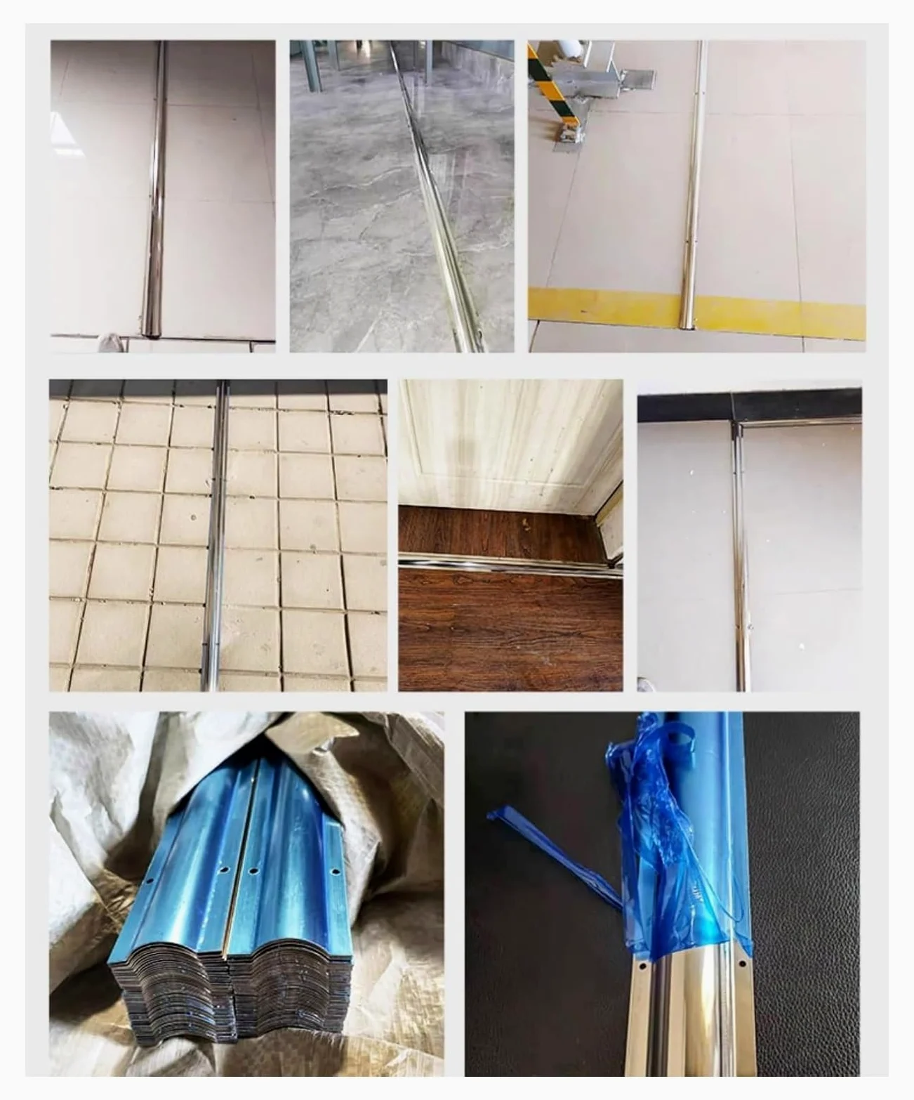 Protezione per Cavi da Pavimento, Protezione for cavi elettrici da ufficio, gestione cavi/cavi, canalina passacavi sotto la scrivania, striscia/nascondicavo(8 Pcs,Inner Width 28MM (1 1/9IN))