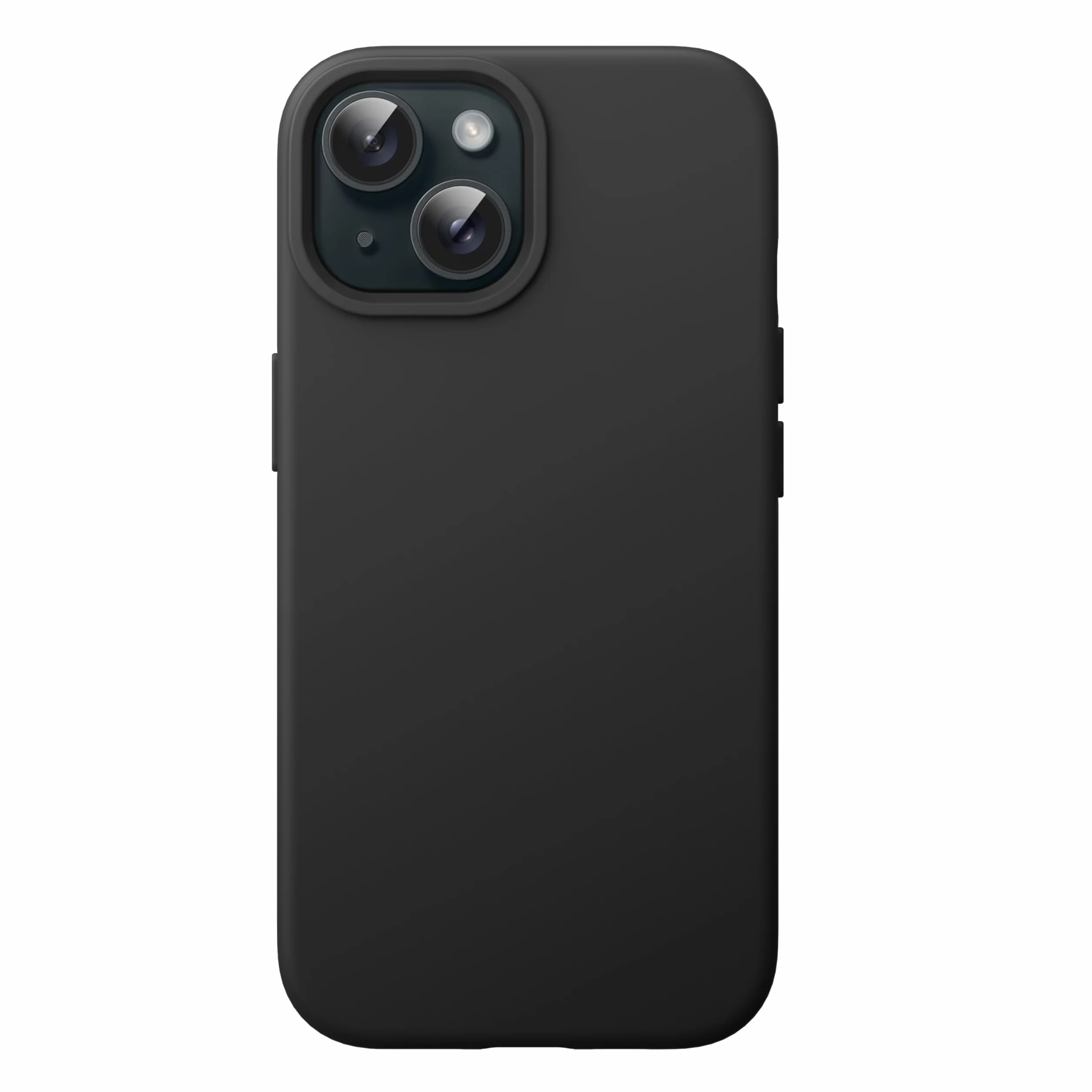 JETech Cover Silicone per iPhone 15 6,1 Pollici, Protettiva per Tutto il Corpo Morbida al Tatto, Custodia Antiurto (Nero)