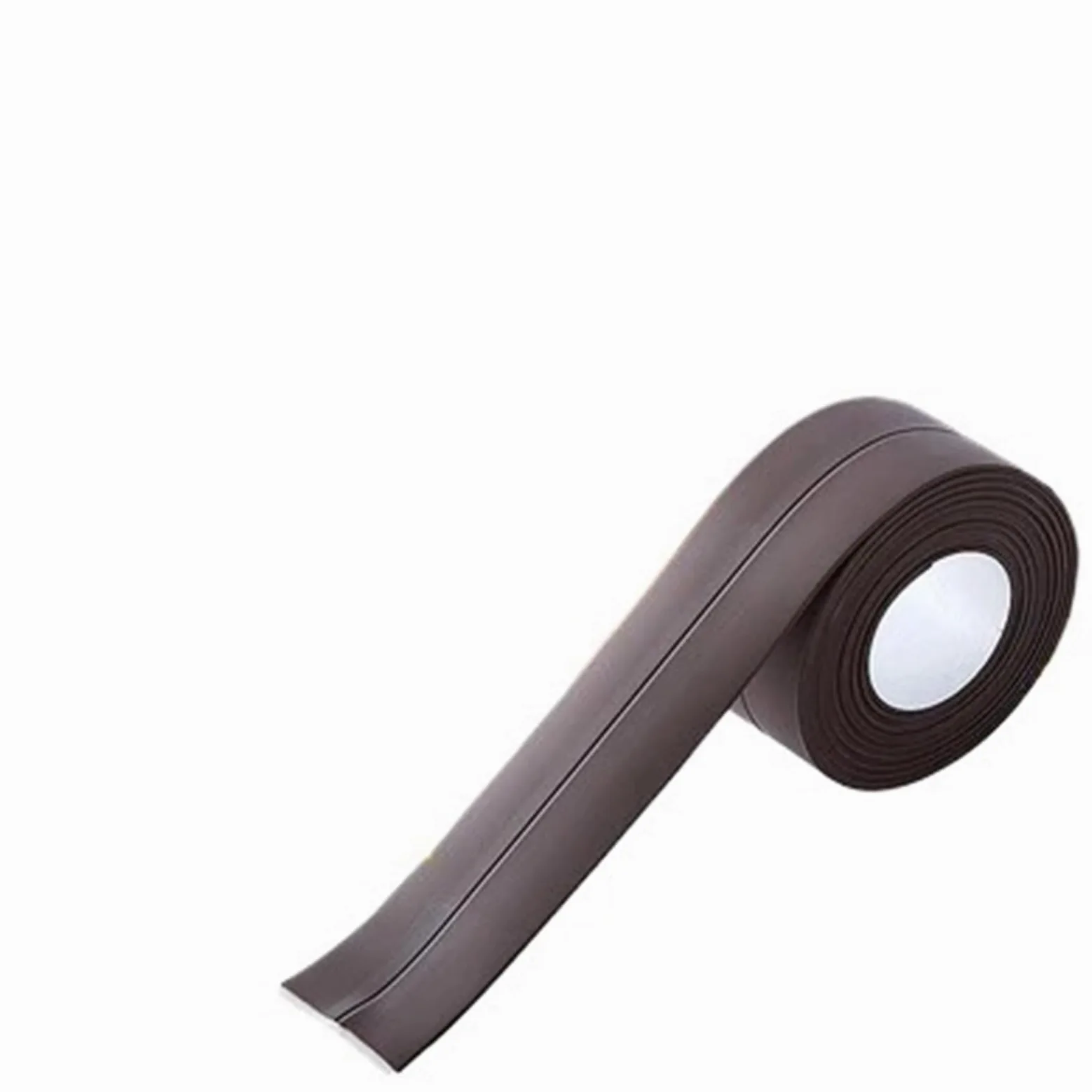 Nastro sigillante, 3 Rotoli di Nastri in PVC for WC da Bagno, for lavello Cucina, sigillante for controsoffitto, Striscia autoadesiva(Brown,2.0M-2.2CM)