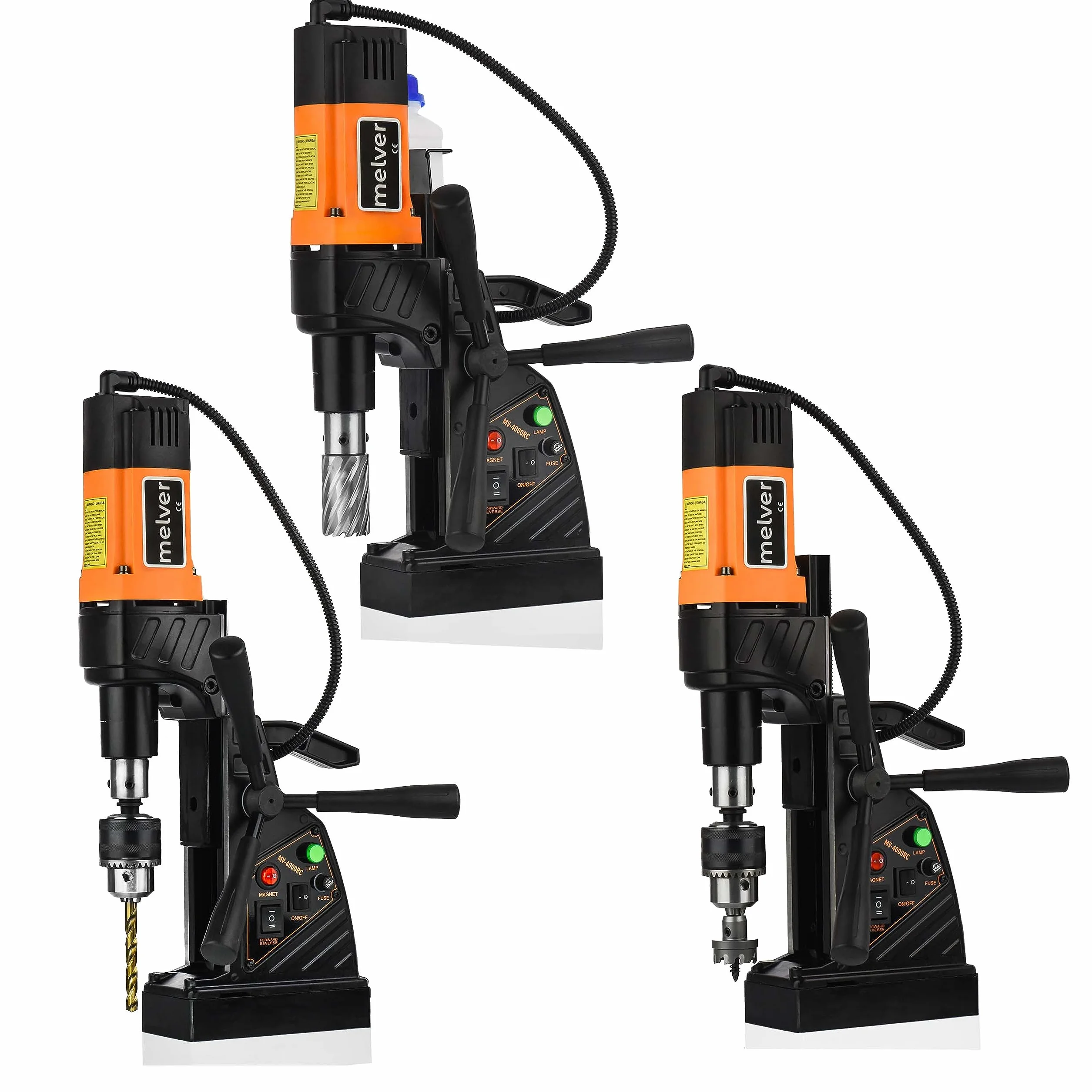 MELVER Trapano Magnetico 1480 W 10 kg Maschiatrice MV-N4000RC
